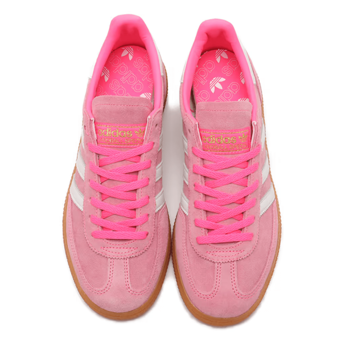 Adidas Women's Handball Spezial Lucid Pink/Footwear White/Gold Metallic - 10053209 - Tip Top Shoes of New York
