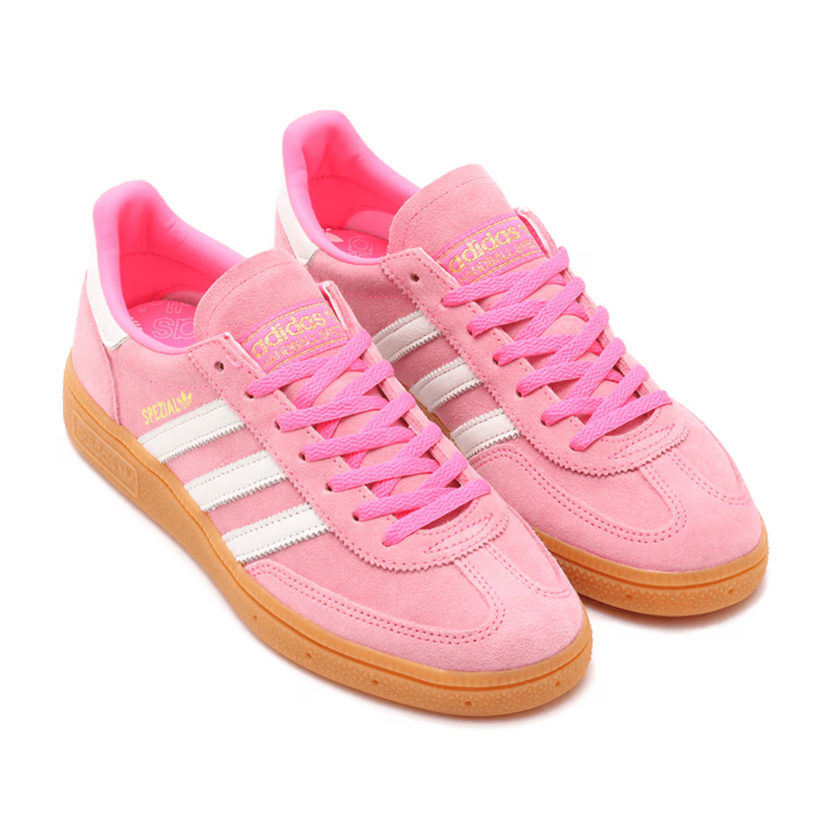 Adidas Women's Handball Spezial Lucid Pink/Footwear White/Gold Metallic - 10053209 - Tip Top Shoes of New York