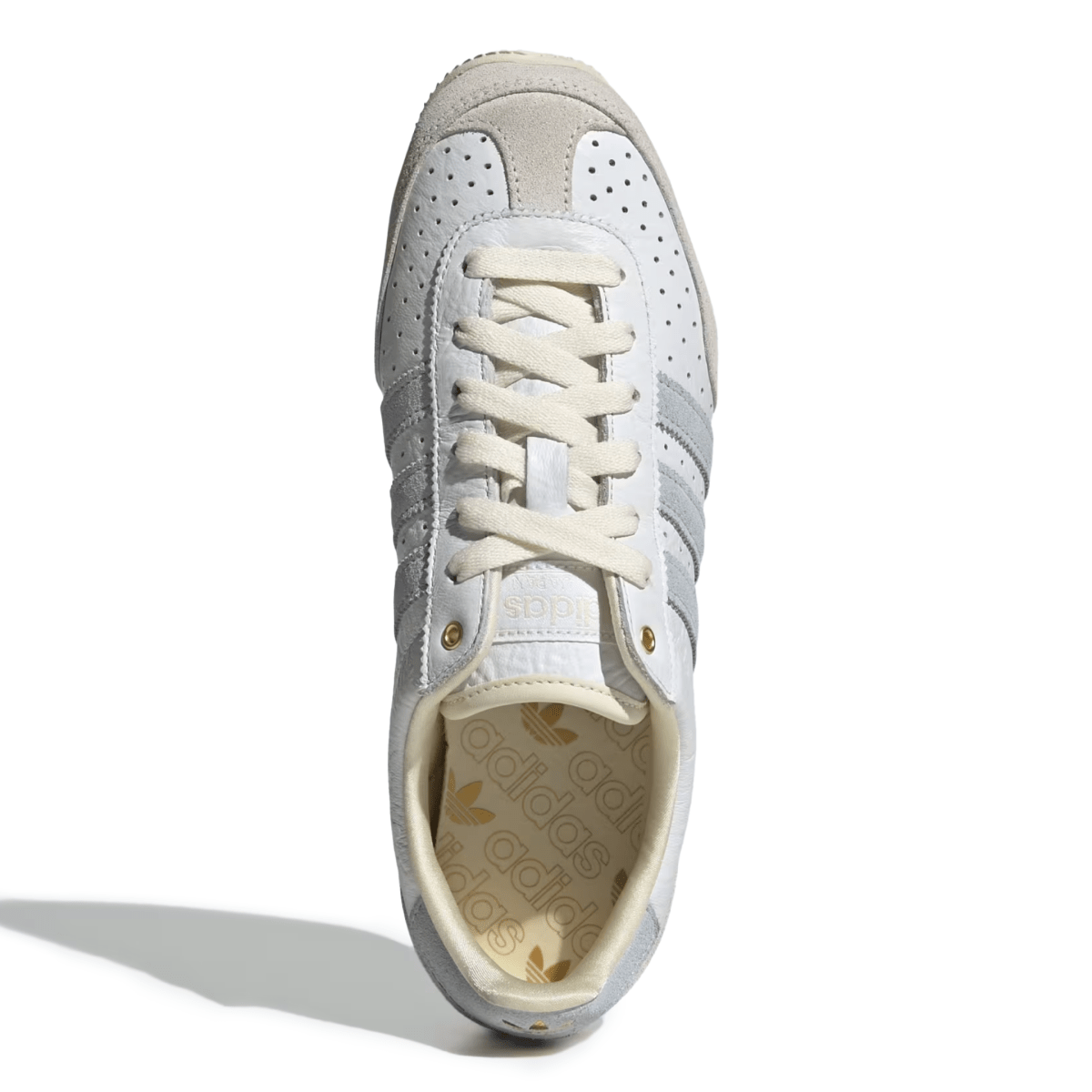 Adidas Women's Japan Cloud White/Crystal Sky/Gold Metallic - 11032722 - Tip Top Shoes of New York