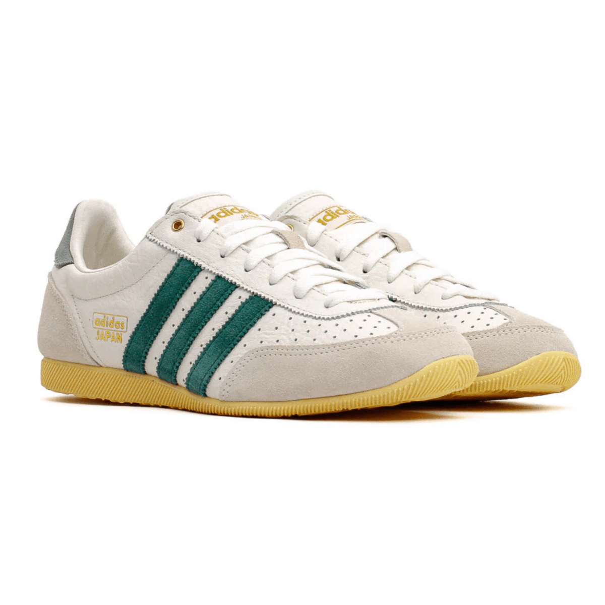 Adidas Women's Japan Off White/Collegiate Green/Orange Tint - 10060066 - Tip Top Shoes of New York
