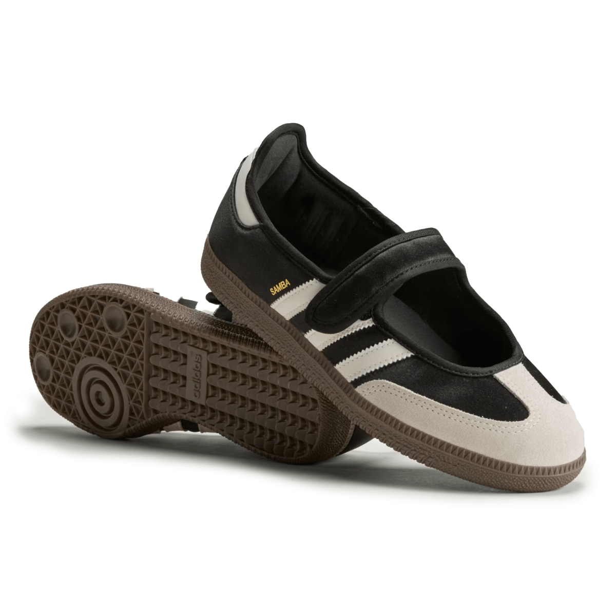 Adidas Women's Samba Jane Core Black/Off White/Gold Metallic - 11016858 - Tip Top Shoes of New York