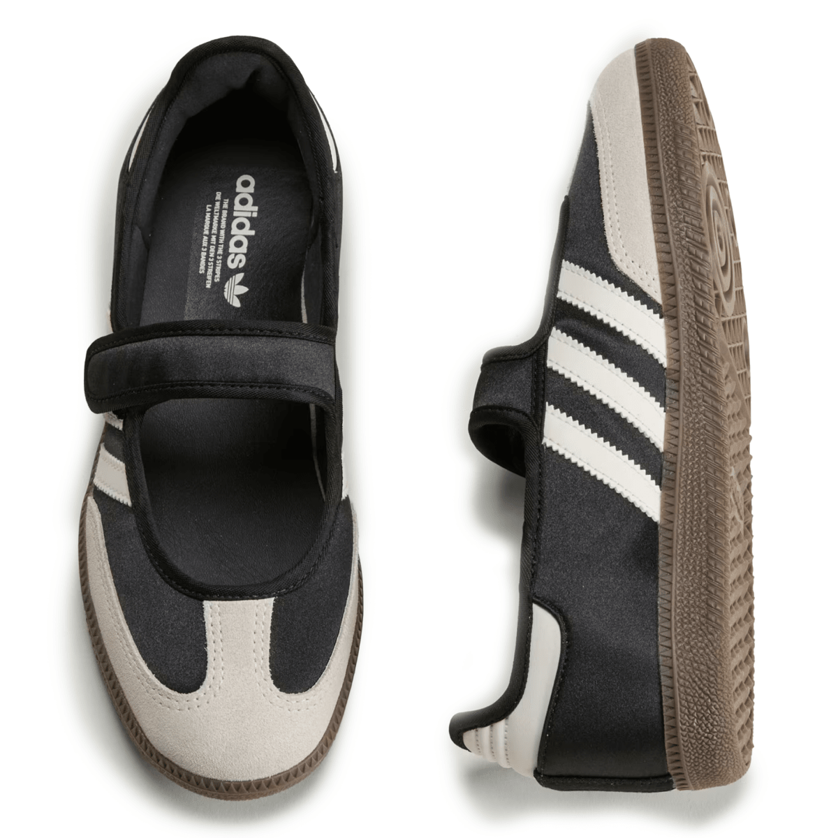 Adidas Women's Samba Jane Core Black/Off White/Gold Metallic - 11016858 - Tip Top Shoes of New York