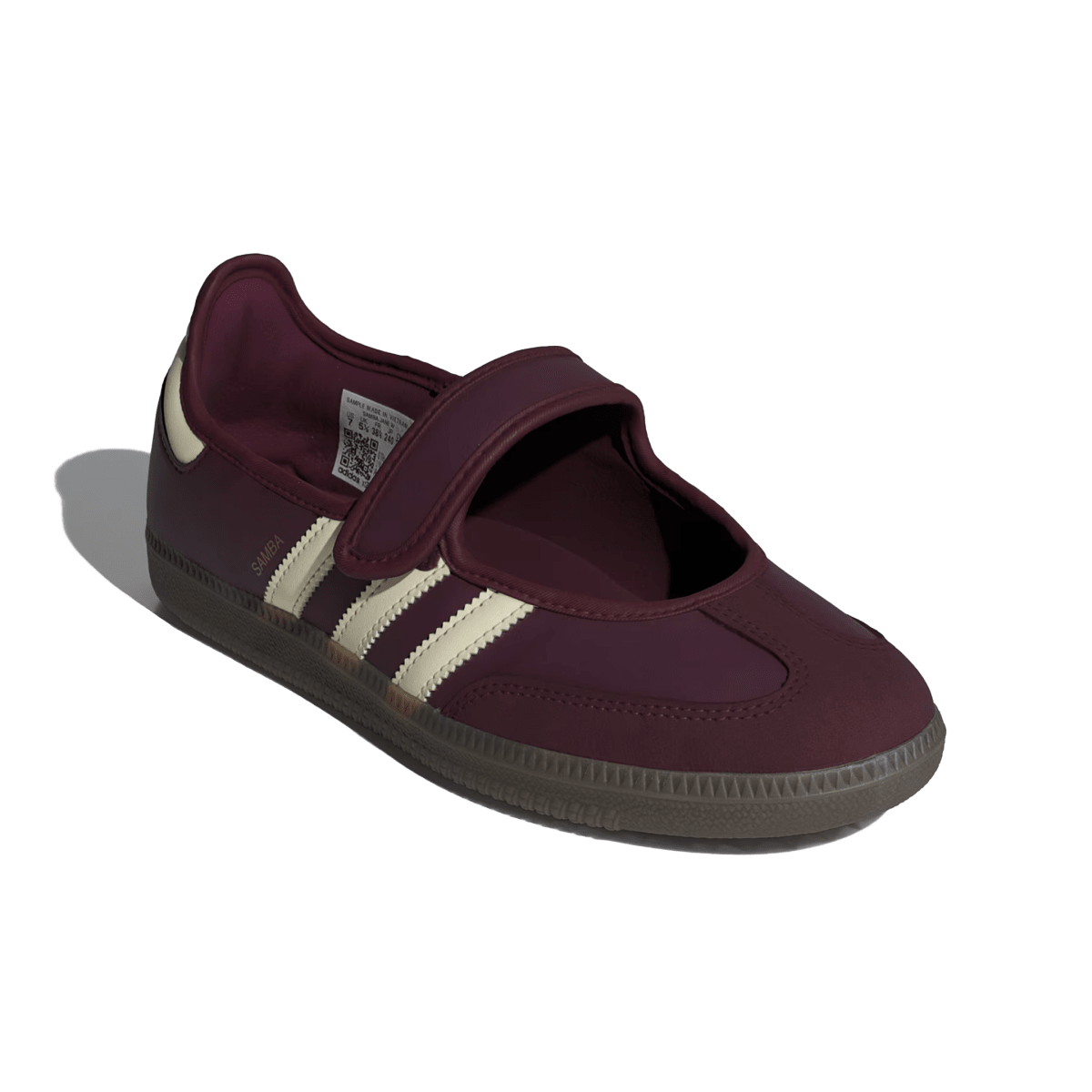 Adidas Women's Samba Jane Maroon/Cream White/Gold Metallic - 11021719 - Tip Top Shoes of New York
