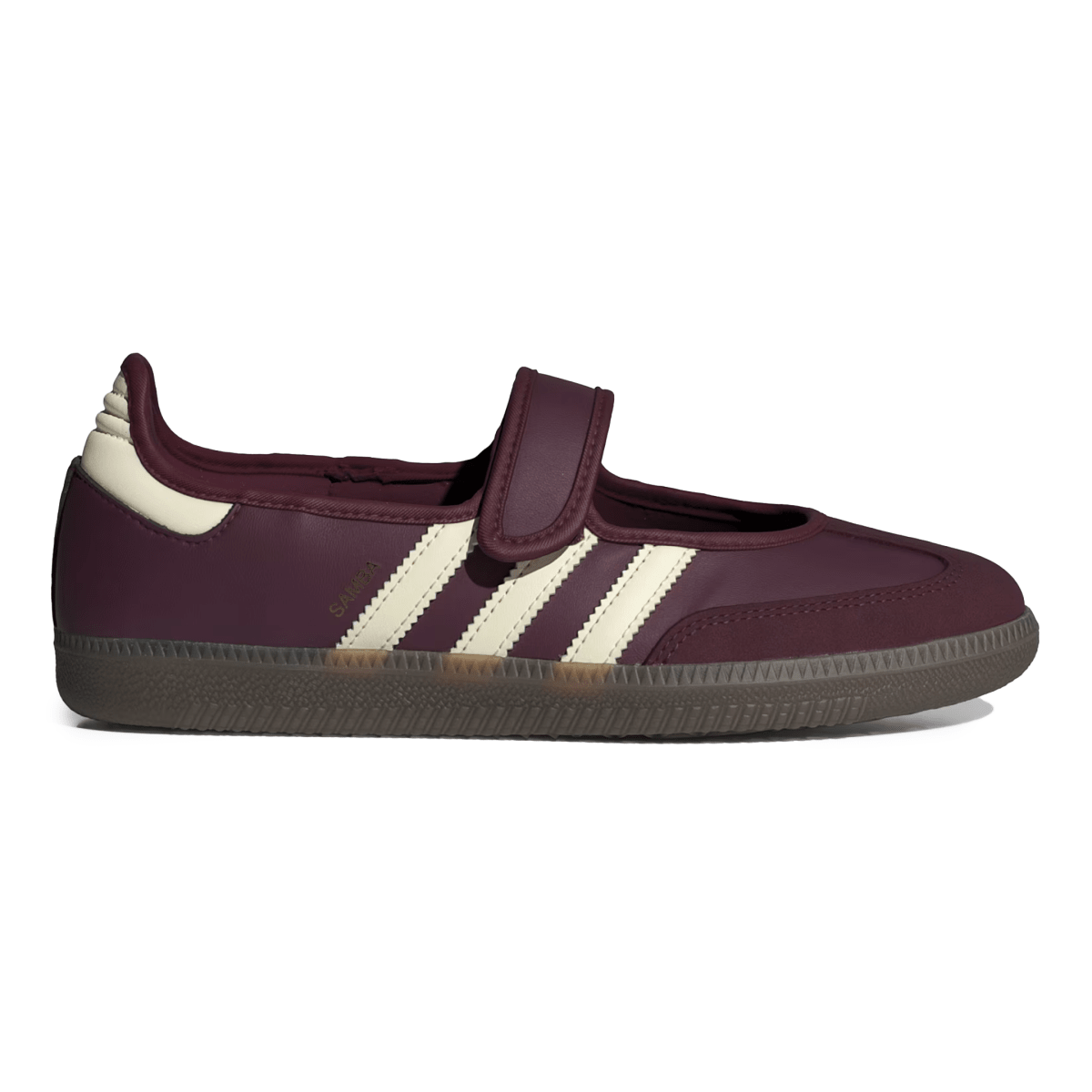 Adidas Women's Samba Jane Maroon/Cream White/Gold Metallic - 11021719 - Tip Top Shoes of New York