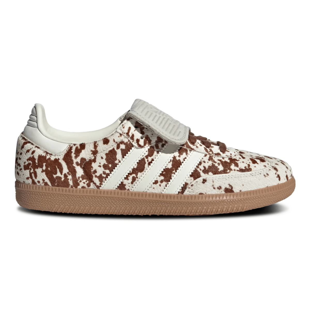 Adidas Women's Samba Long Tongue Cow Print/Off White/Lucid Pink/Gum - 11005507 - Tip Top Shoes of New York