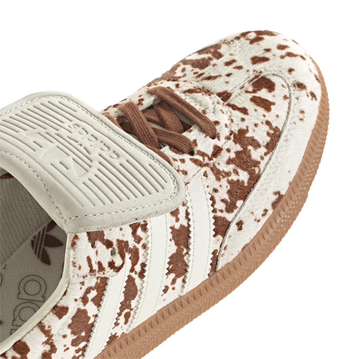 Adidas Women's Samba Long Tongue Cow Print/Off White/Lucid Pink/Gum - 11005507 - Tip Top Shoes of New York