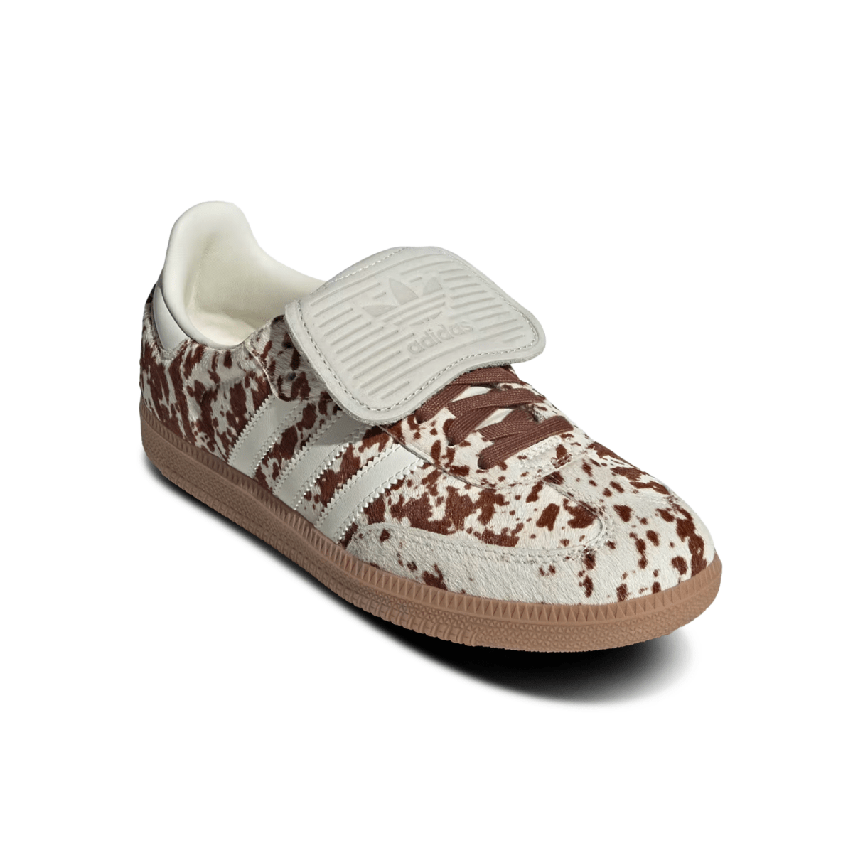 Adidas Women's Samba Long Tongue Cow Print/Off White/Lucid Pink/Gum - 11005507 - Tip Top Shoes of New York