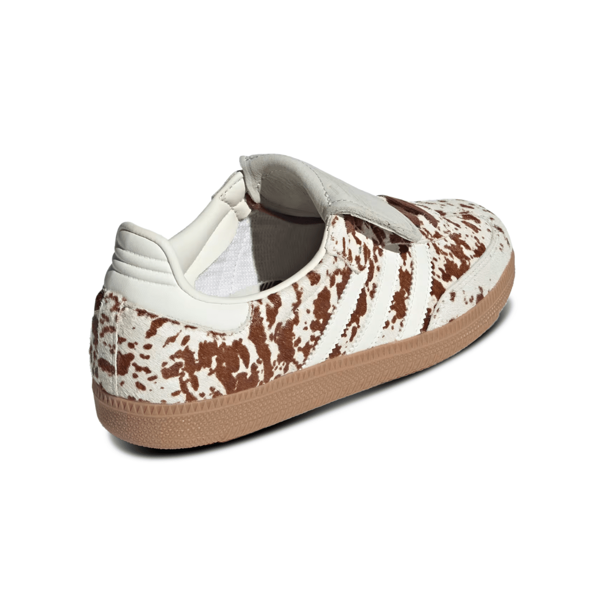 Adidas Women's Samba Long Tongue Cow Print/Off White/Lucid Pink/Gum - 11005507 - Tip Top Shoes of New York