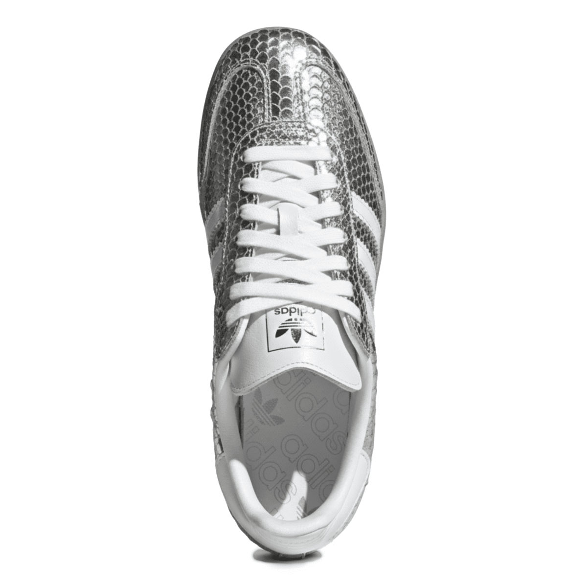 Adidas Women's Samba OG Crocodile Silver Metallic/Footwear White/Gum Three - 11009341 - Tip Top Shoes of New York