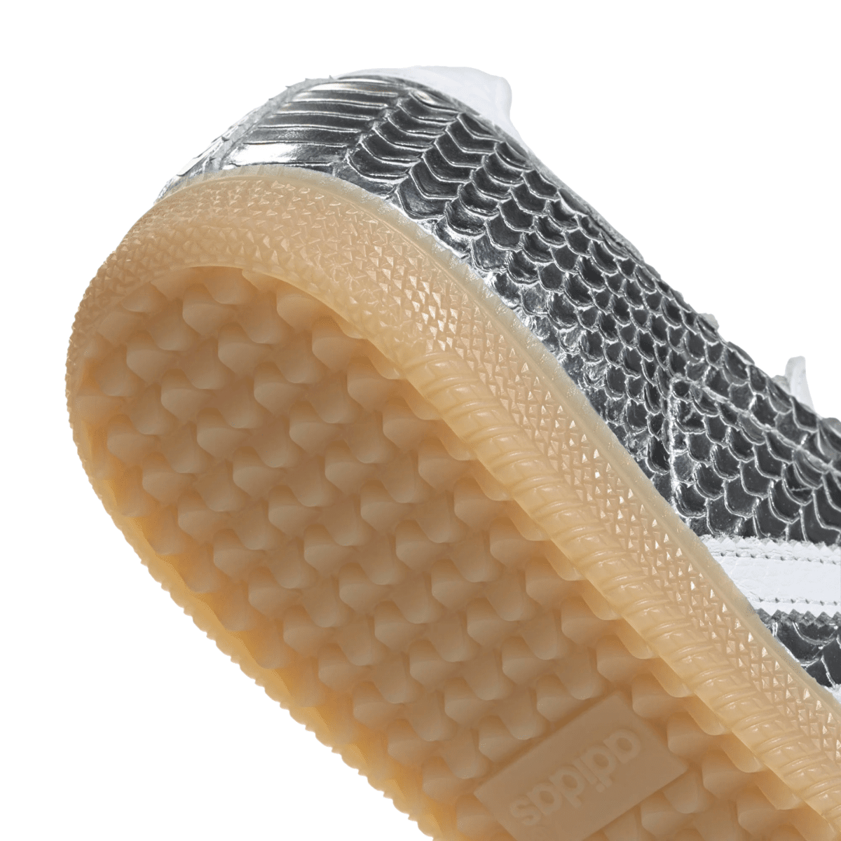 Adidas Women's Samba OG Crocodile Silver Metallic/Footwear White/Gum Three - 11009341 - Tip Top Shoes of New York