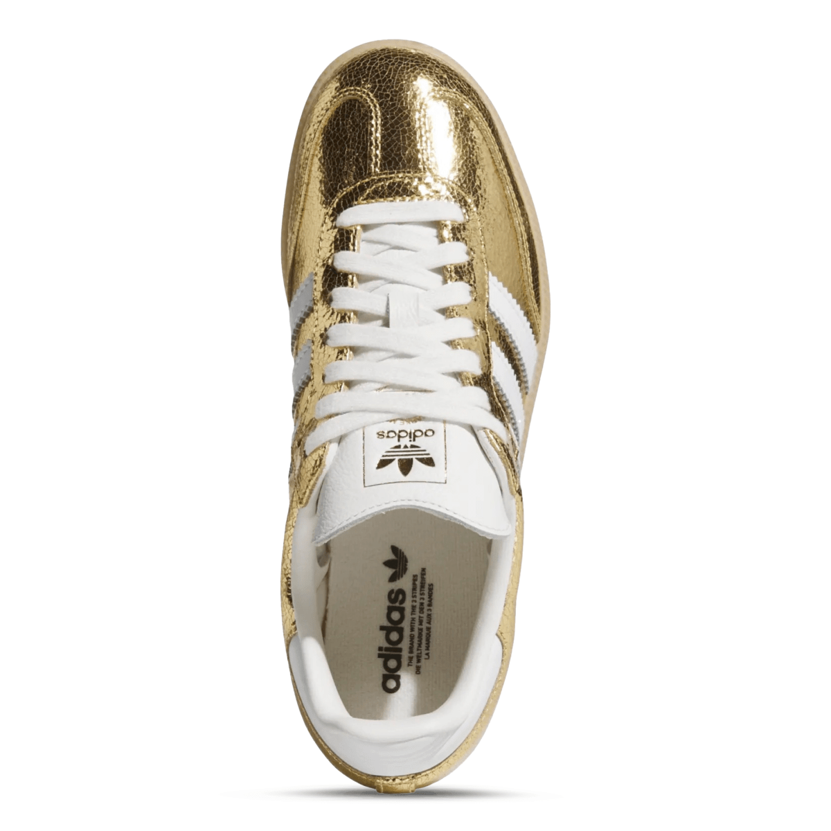 Adidas Women's Samba OG Gold Metallic/White/Core White - 11005530 - Tip Top Shoes of New York
