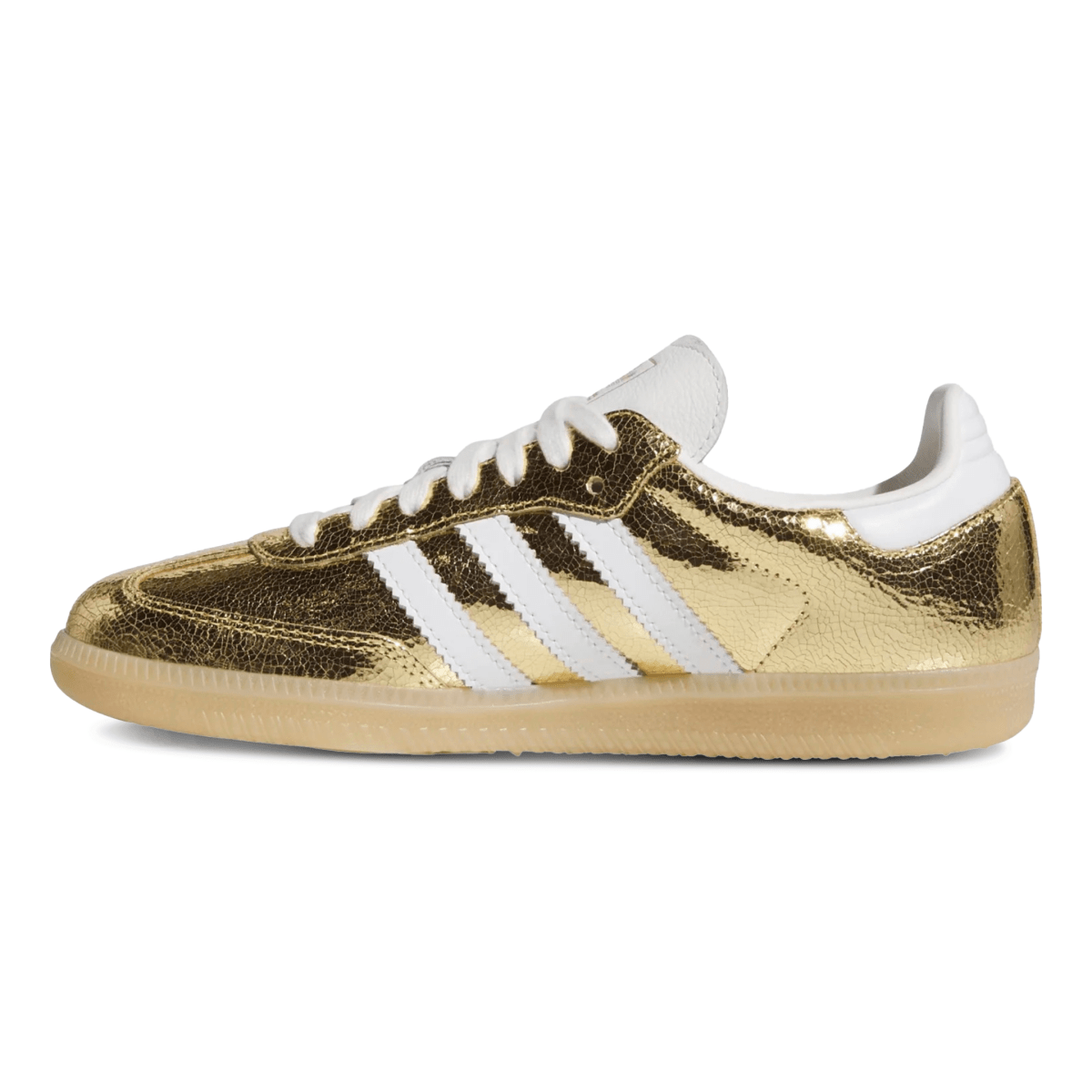 Adidas Women's Samba OG Gold Metallic/White/Core White - 11005530 - Tip Top Shoes of New York
