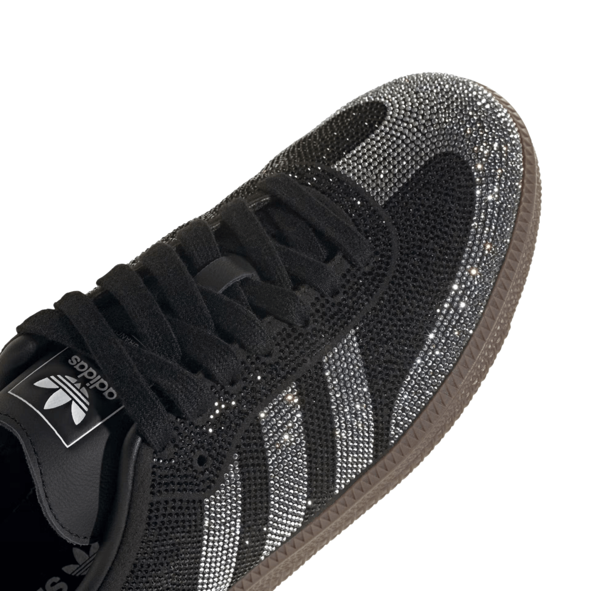 Adidas Women's Samba OG Rhinestones Core Black/Core Black/Dark Gum - 11009404 - Tip Top Shoes of New York