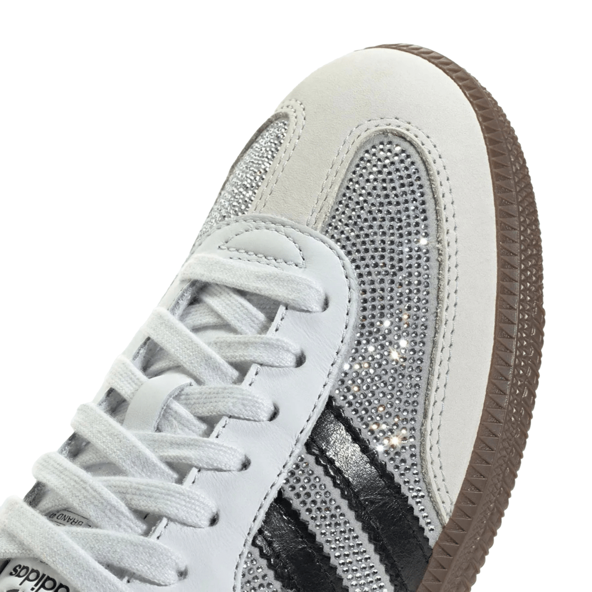 Adidas Women's Samba OG Rhinestones Crystal White/Crystal White/Silver Metallic - 11009417 - Tip Top Shoes of New York