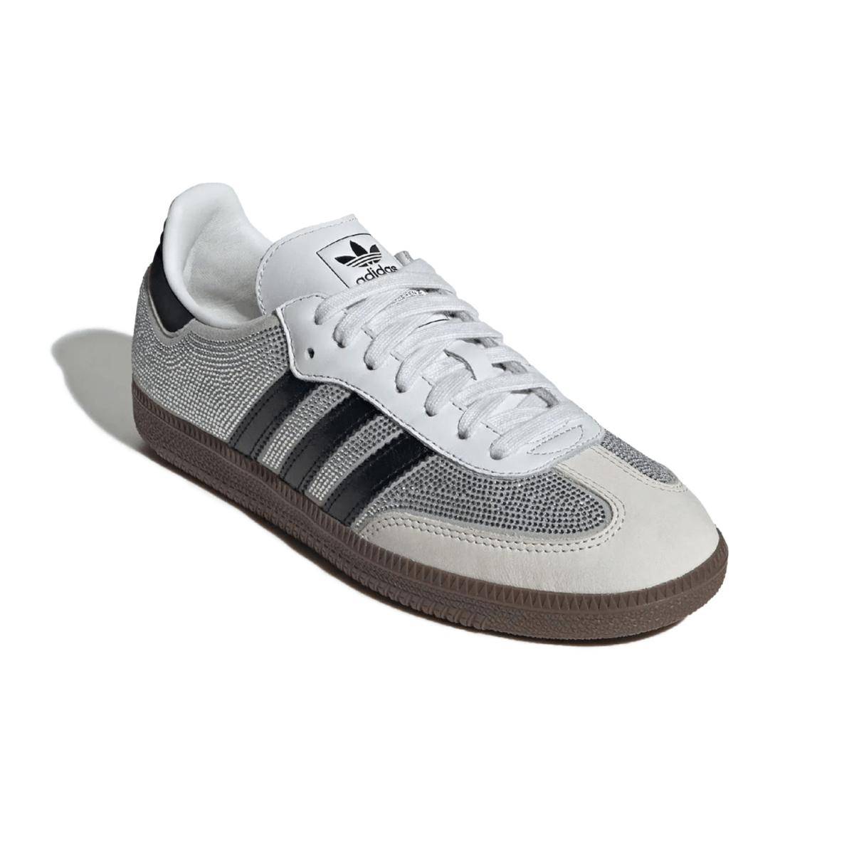 Adidas Women's Samba OG Rhinestones Crystal White/Crystal White/Silver Metallic - 11009417 - Tip Top Shoes of New York