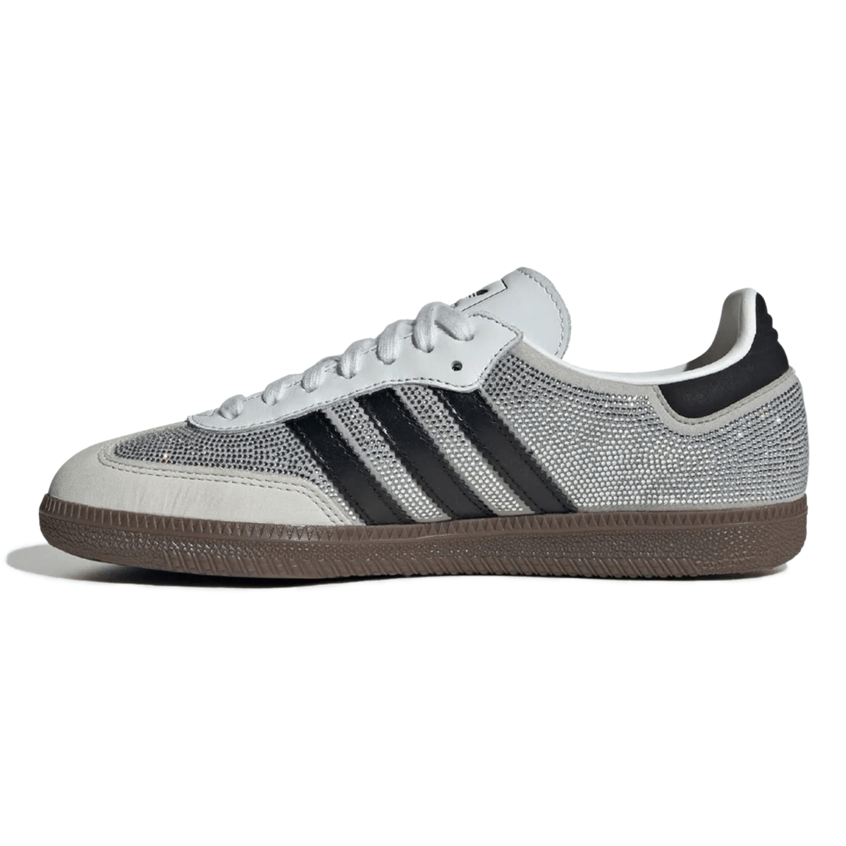 Adidas Women's Samba OG Rhinestones Crystal White/Crystal White/Silver Metallic - 11009417 - Tip Top Shoes of New York