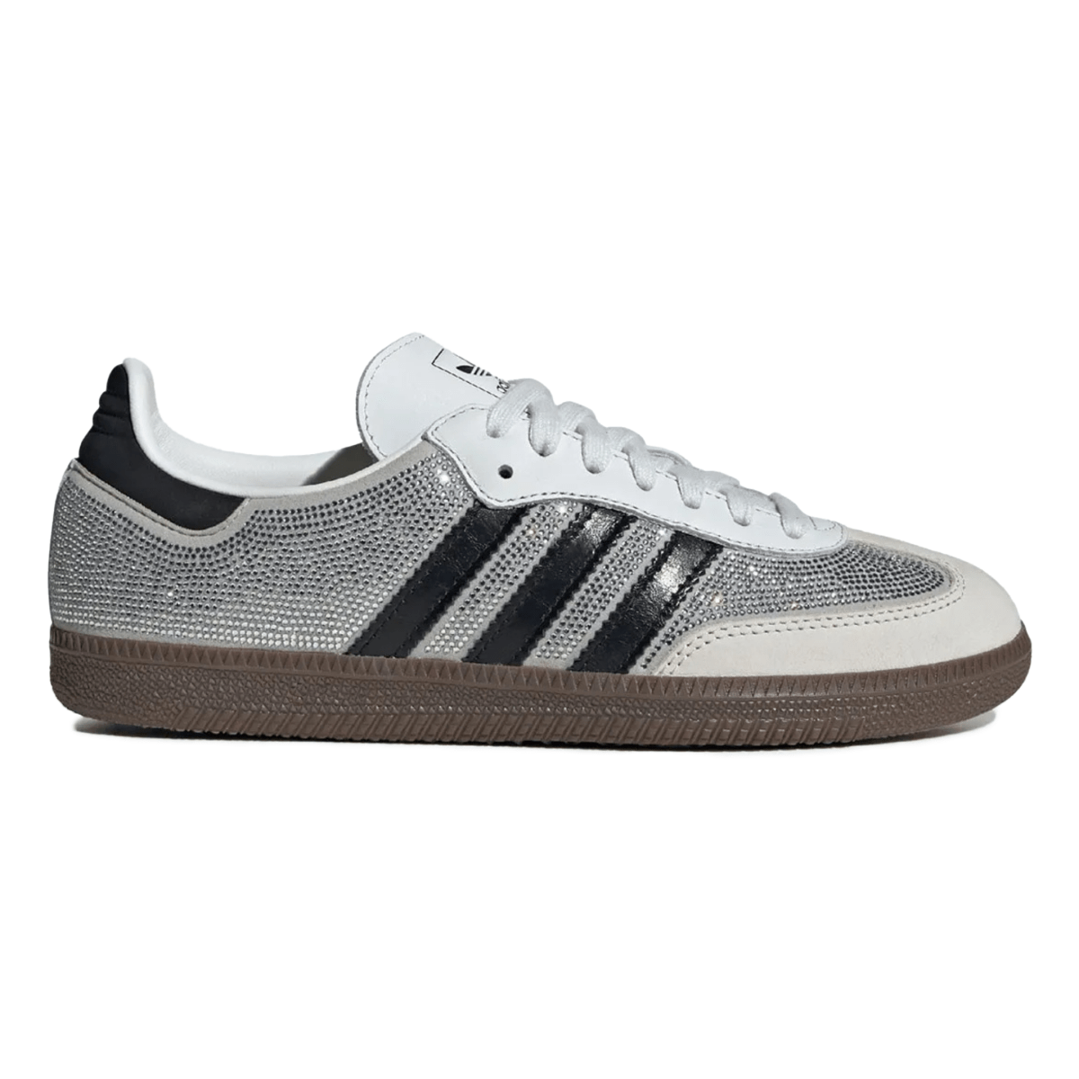 Adidas Women's Samba OG Rhinestones Crystal White/Crystal White/Silver Metallic - 11009417 - Tip Top Shoes of New York