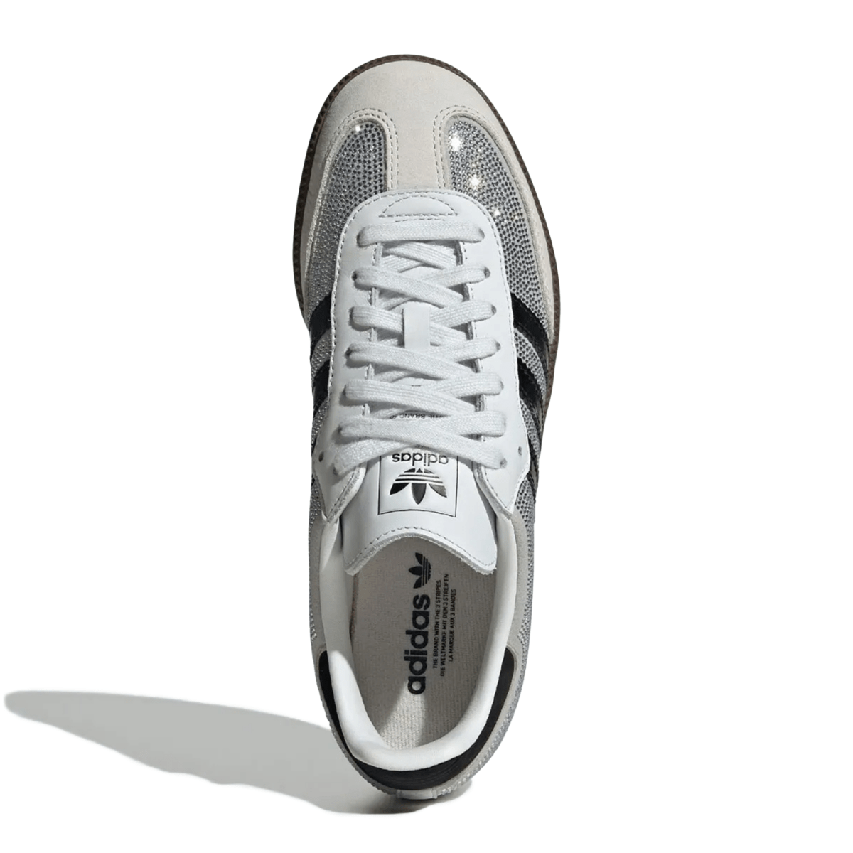 Adidas Women's Samba OG Rhinestones Crystal White/Crystal White/Silver Metallic - 11009417 - Tip Top Shoes of New York