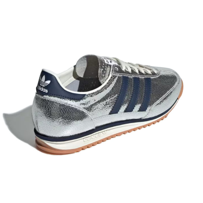 Adidas Women's SL 72 OG Silver Metallic/Collegiate Navy/Off White - 5023357 - Tip Top Shoes of New York