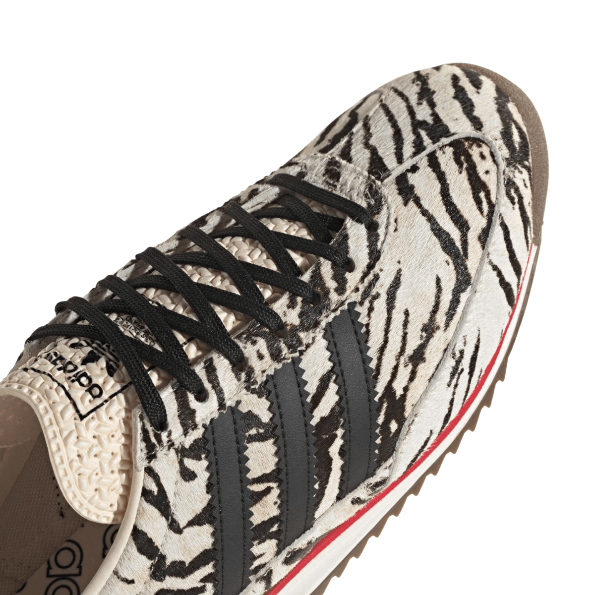 adidas Women's SL 72 OG Zebra Off White/Core Black/Better Scarlett - 7 / White / Medium - M adidas Women's SL 72 OG Zebra Off White/Core Black/Better Scarlett - 7 / White / Medium - M