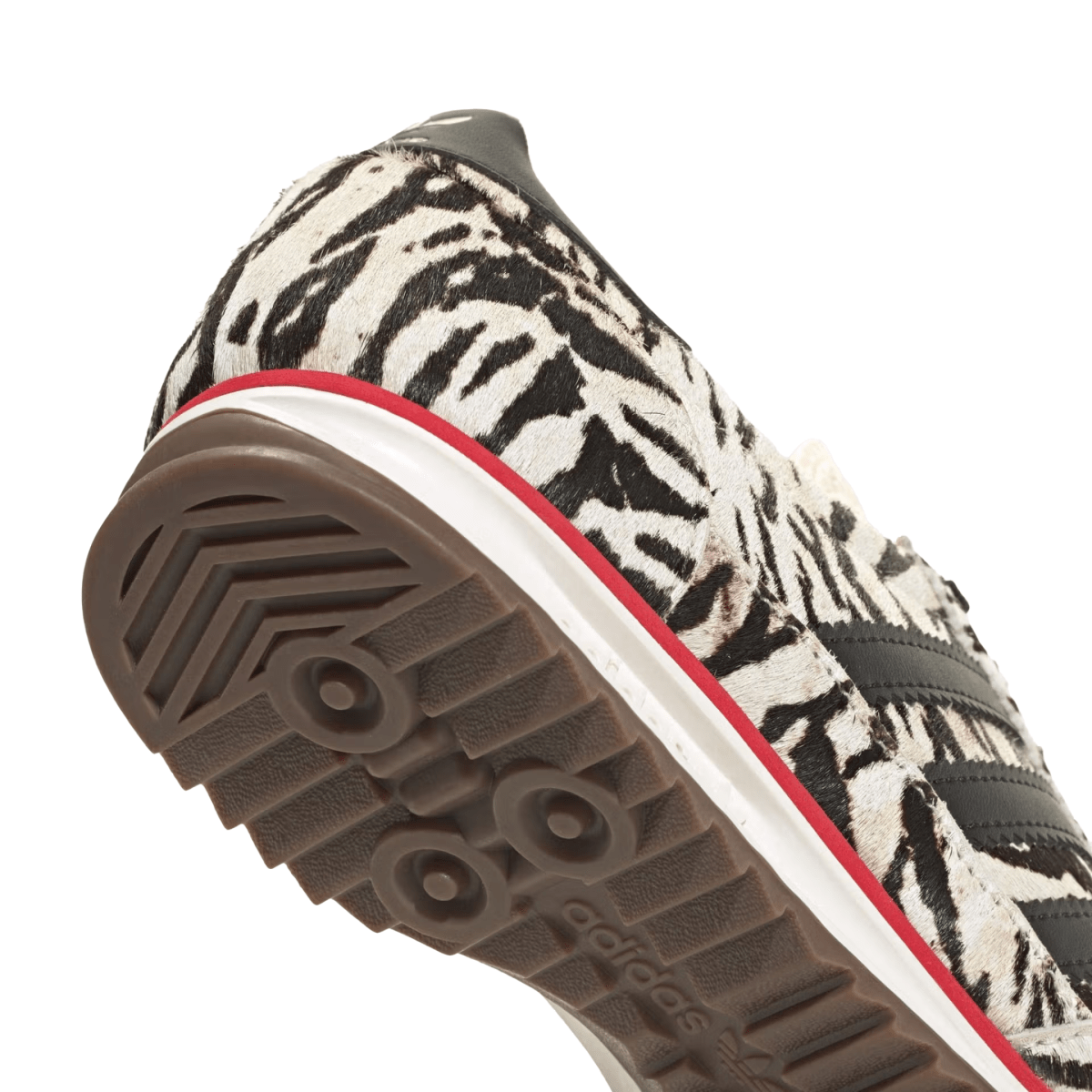 Adidas Women's SL 72 OG Zebra Off White/Core Black/Better Scarlett - 11009236 - Tip Top Shoes of New York
