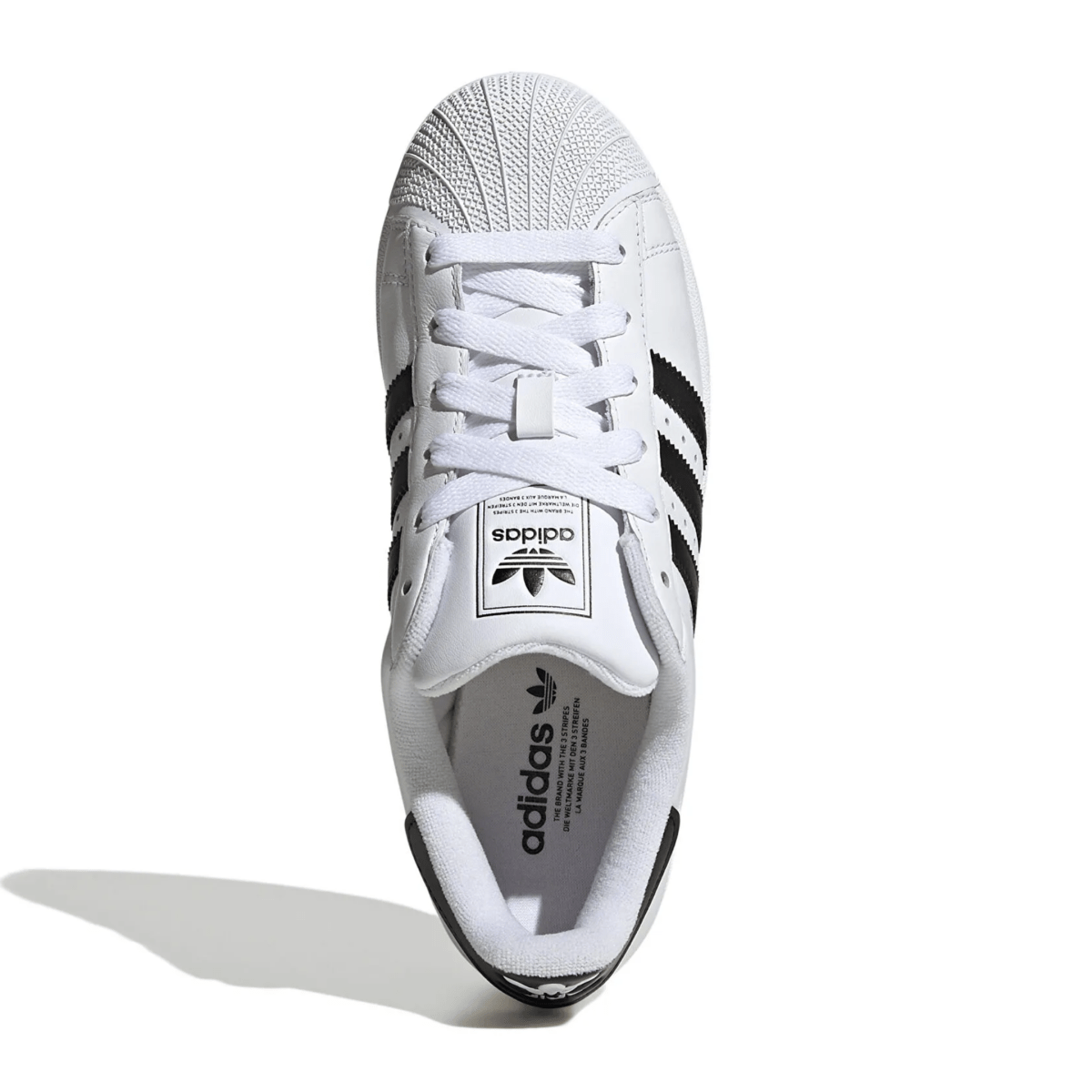 adidas Women's Superstar II Shoes, Size 9, White/Black/White adidas Women's Superstar II Shoes, Size 9, White/Black/White