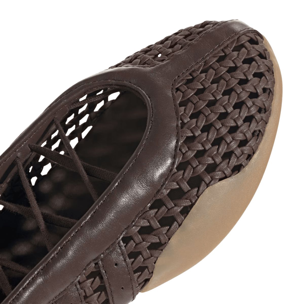 Adidas Women's Taekwondo Mei Ballet Brown Woven Leather - 11024130 - Tip Top Shoes of New York