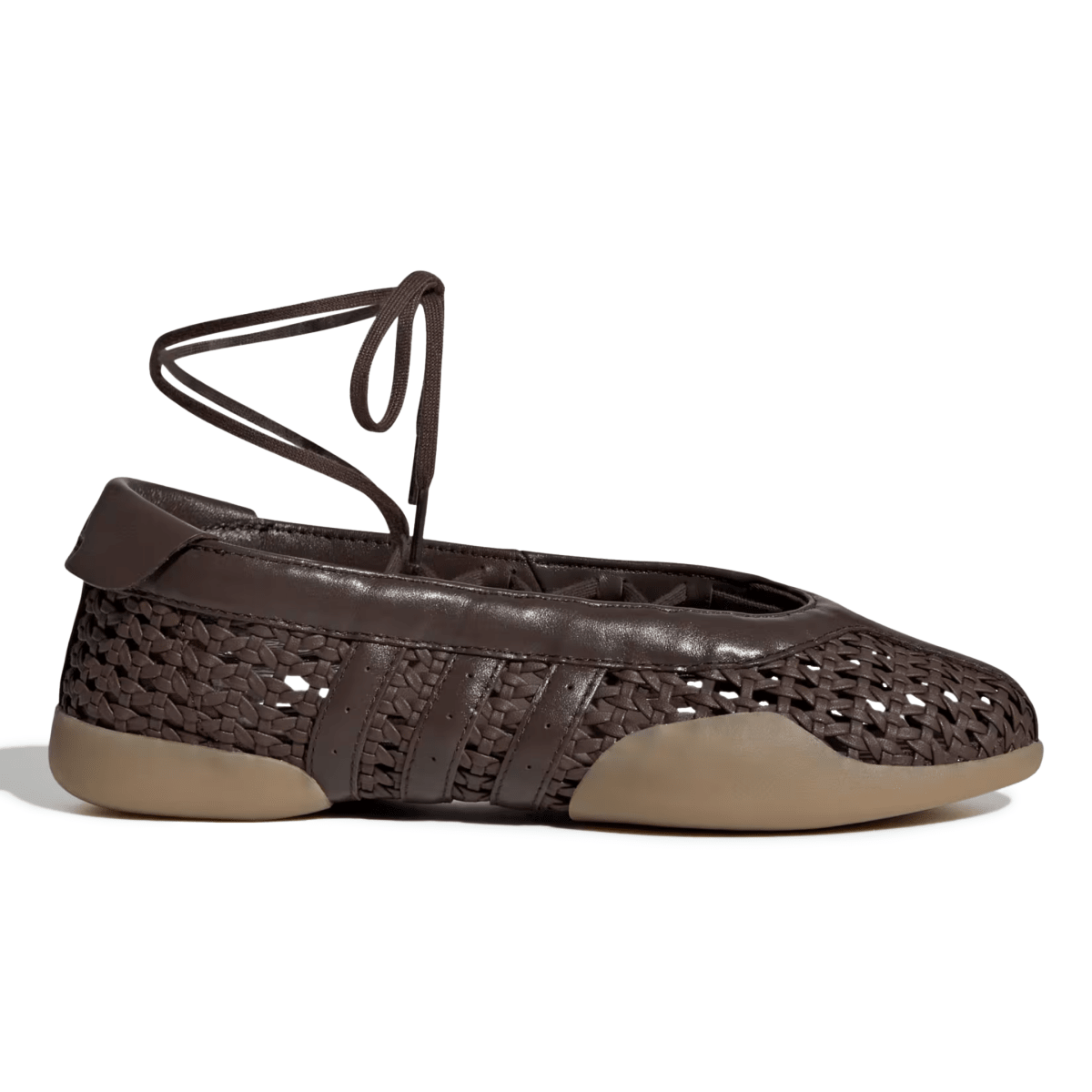 Adidas Women's Taekwondo Mei Ballet Brown Woven Leather - 11024130 - Tip Top Shoes of New York