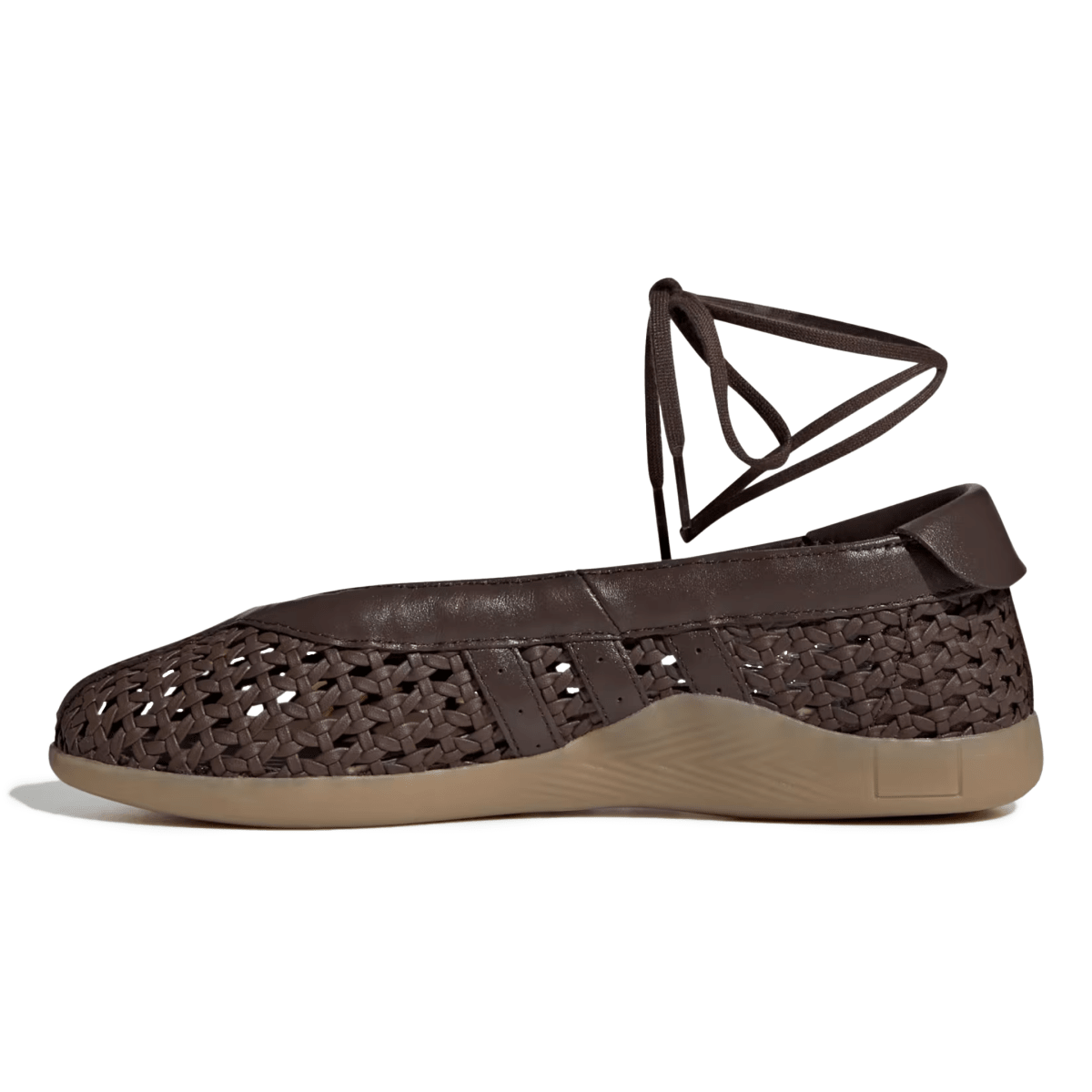 Adidas Women's Taekwondo Mei Ballet Brown Woven Leather - 11024130 - Tip Top Shoes of New York