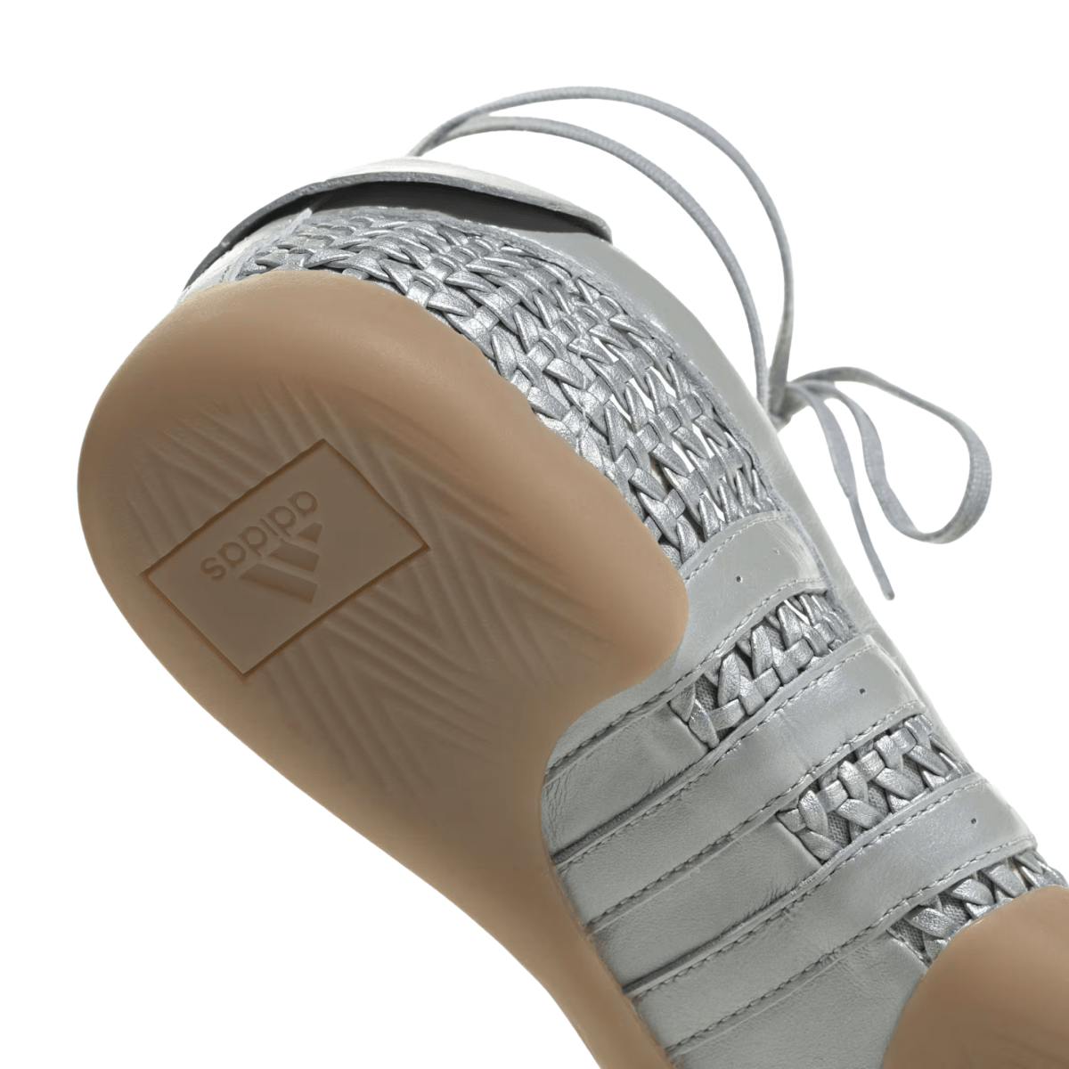 Adidas Women's Taekwondo Mei Ballet Silver Metallic Woven Leather - 11024172 - Tip Top Shoes of New York