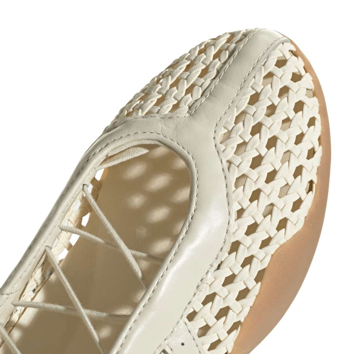 Adidas Women's Taekwondo Mei Ballet Woven Cream White/Cream White/Gum - 11016900 - Tip Top Shoes of New York