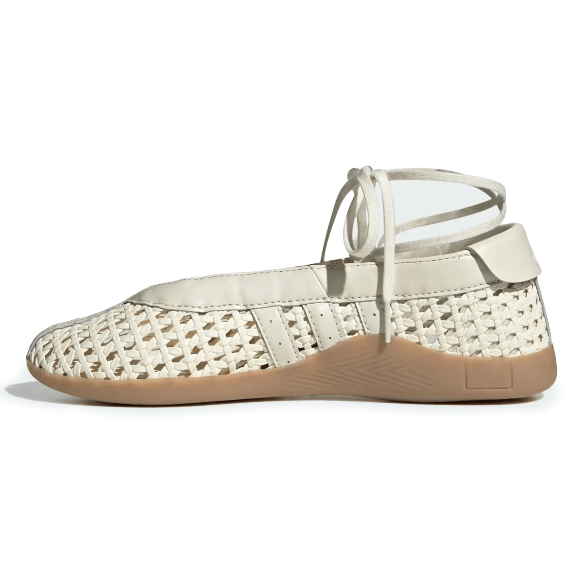 Adidas Women's Taekwondo Mei Ballet Woven Cream White/Cream White/Gum - 11016900 - Tip Top Shoes of New York