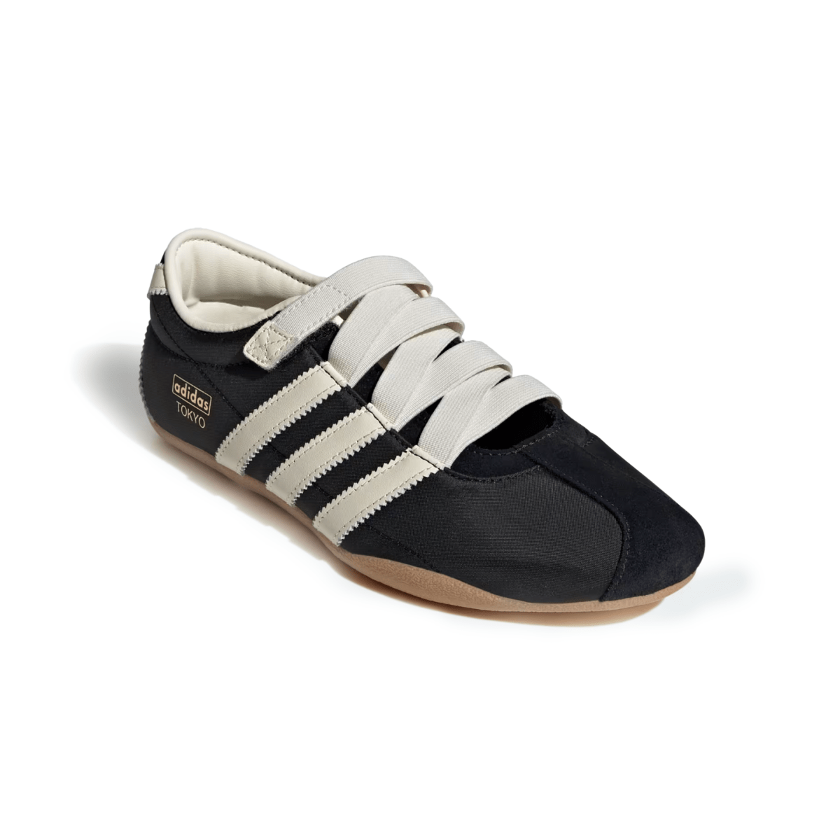 Adidas Women's Tokyo Mary Jane Core Black/Cream White/Gold Metallic - 11009060 - Tip Top Shoes of New York