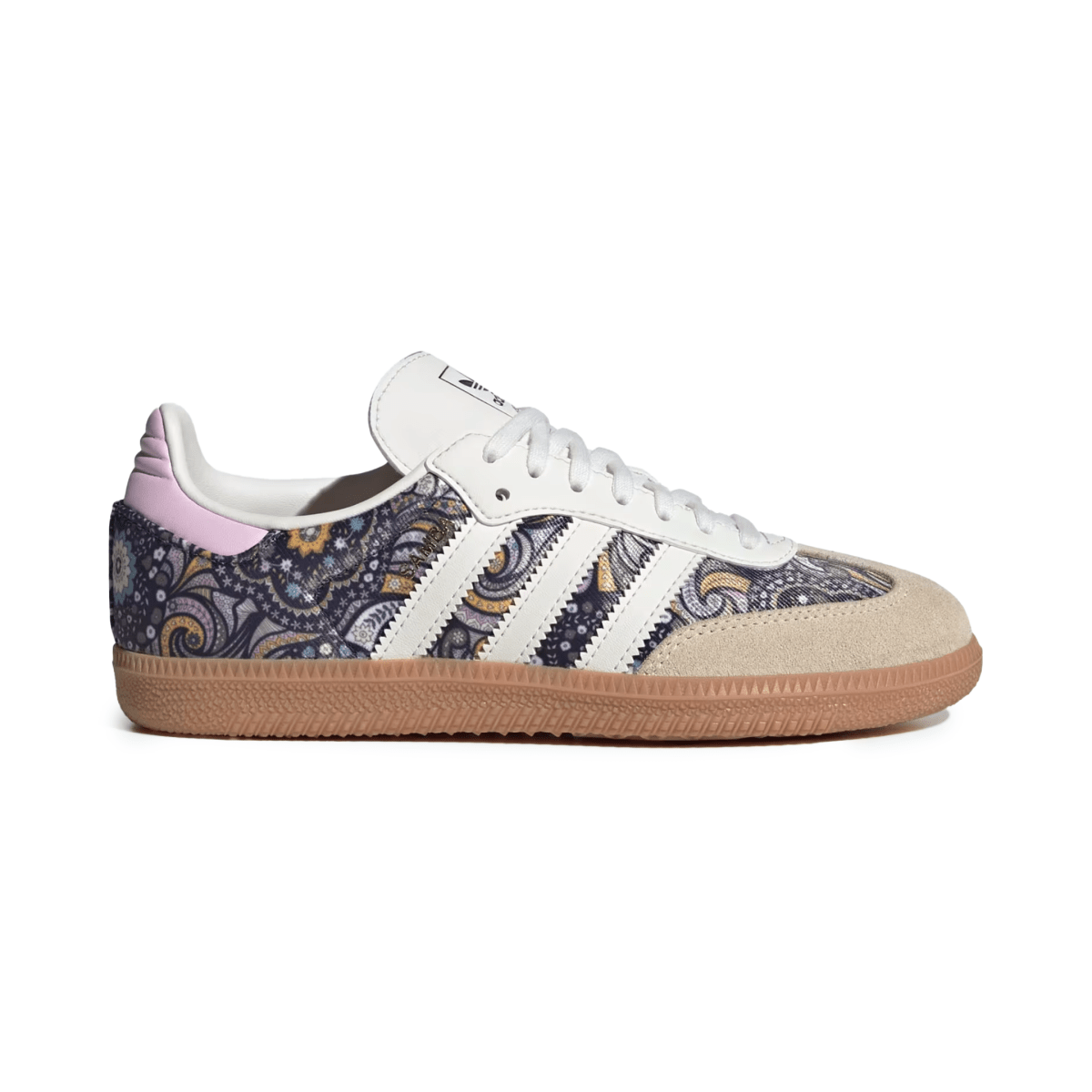 Adidas x Liberty London Kids (Grade School) Samba OG Core White/Orchid Fusion/Gum - 1108357 - Tip Top Shoes of New York