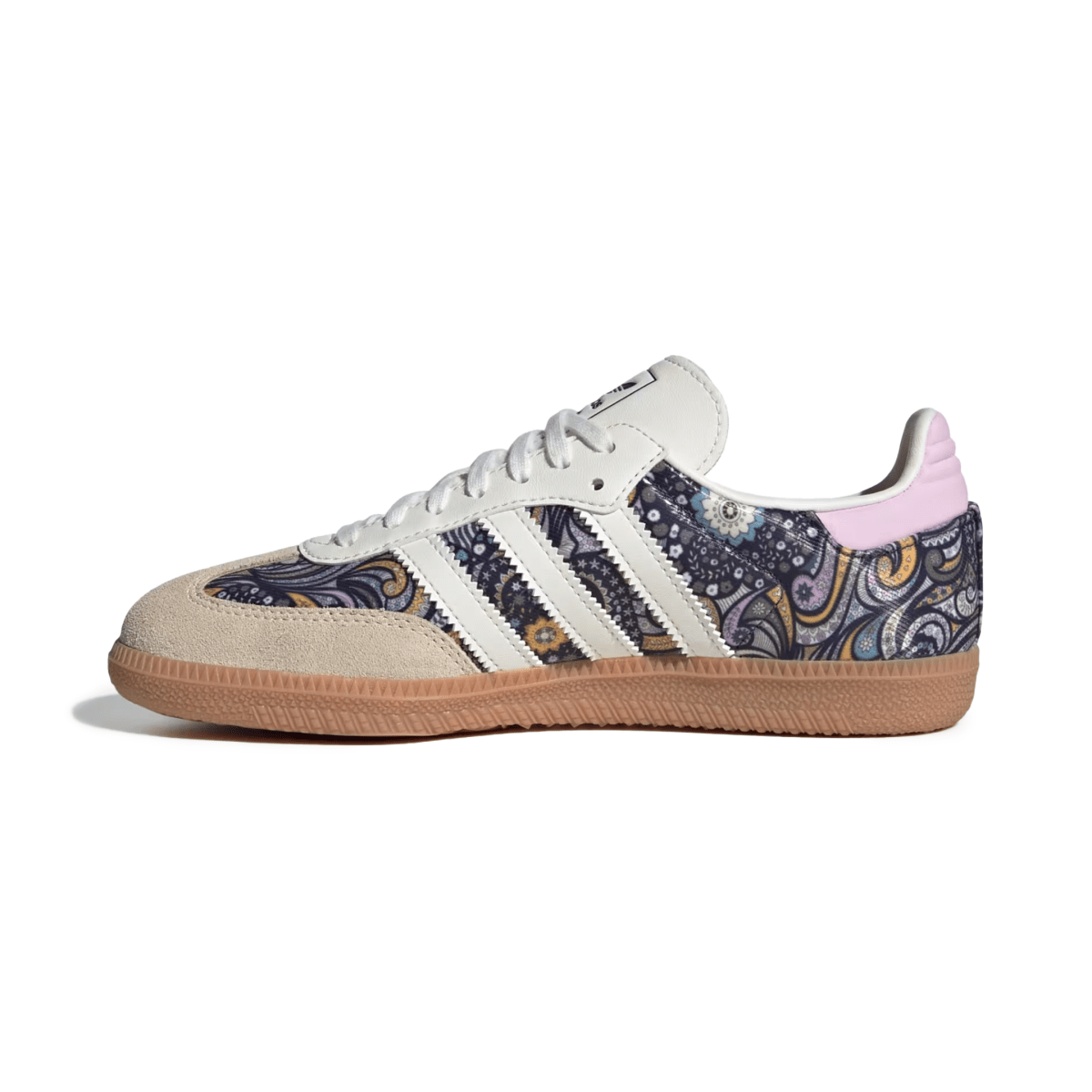 Adidas x Liberty London Kids (Grade School) Samba OG Core White/Orchid Fusion/Gum - 1108357 - Tip Top Shoes of New York