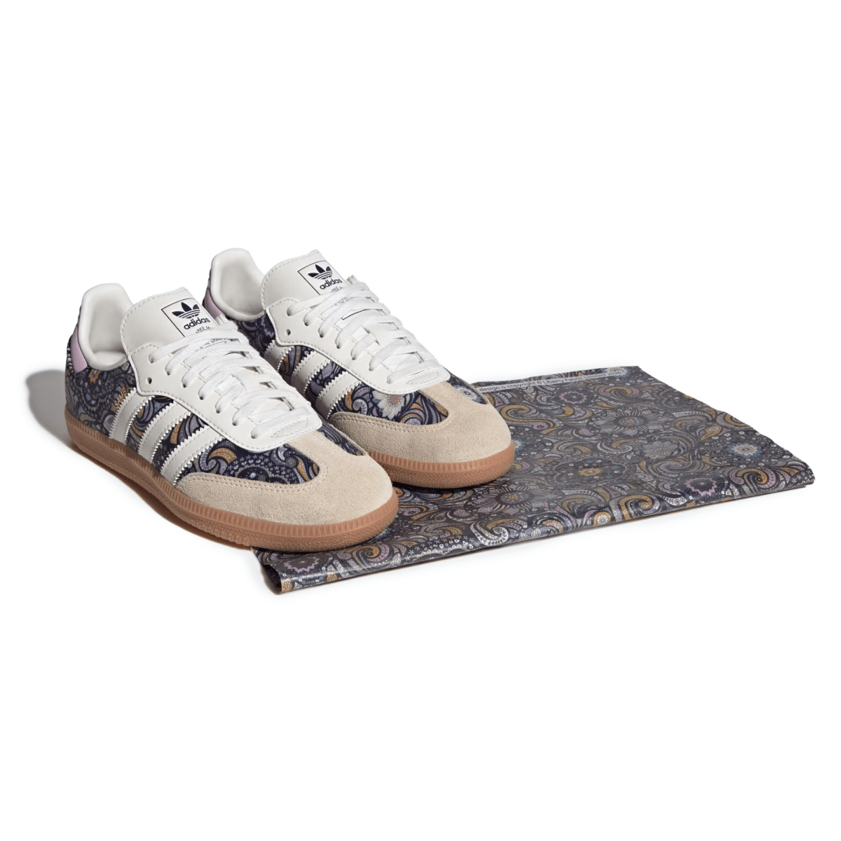 Adidas x Liberty London Kids (Grade School) Samba OG Core White/Orchid Fusion/Gum - 1108357 - Tip Top Shoes of New York