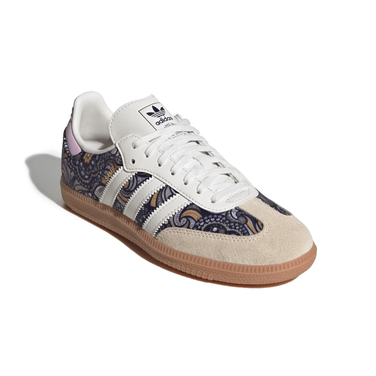 Adidas x Liberty London Kids (Grade School) Samba OG Core White/Orchid Fusion/Gum - 1108357 - Tip Top Shoes of New York