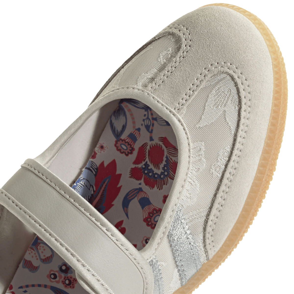 Adidas x Liberty London Women's Samba Jane Chalk Pearl/Silver Metallic - 11016837 - Tip Top Shoes of New York
