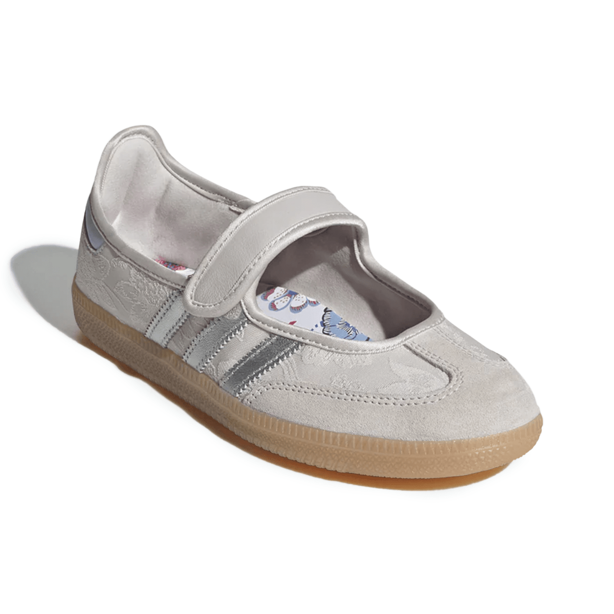 Adidas x Liberty London Women's Samba Jane Chalk Pearl/Silver Metallic - 11016837 - Tip Top Shoes of New York