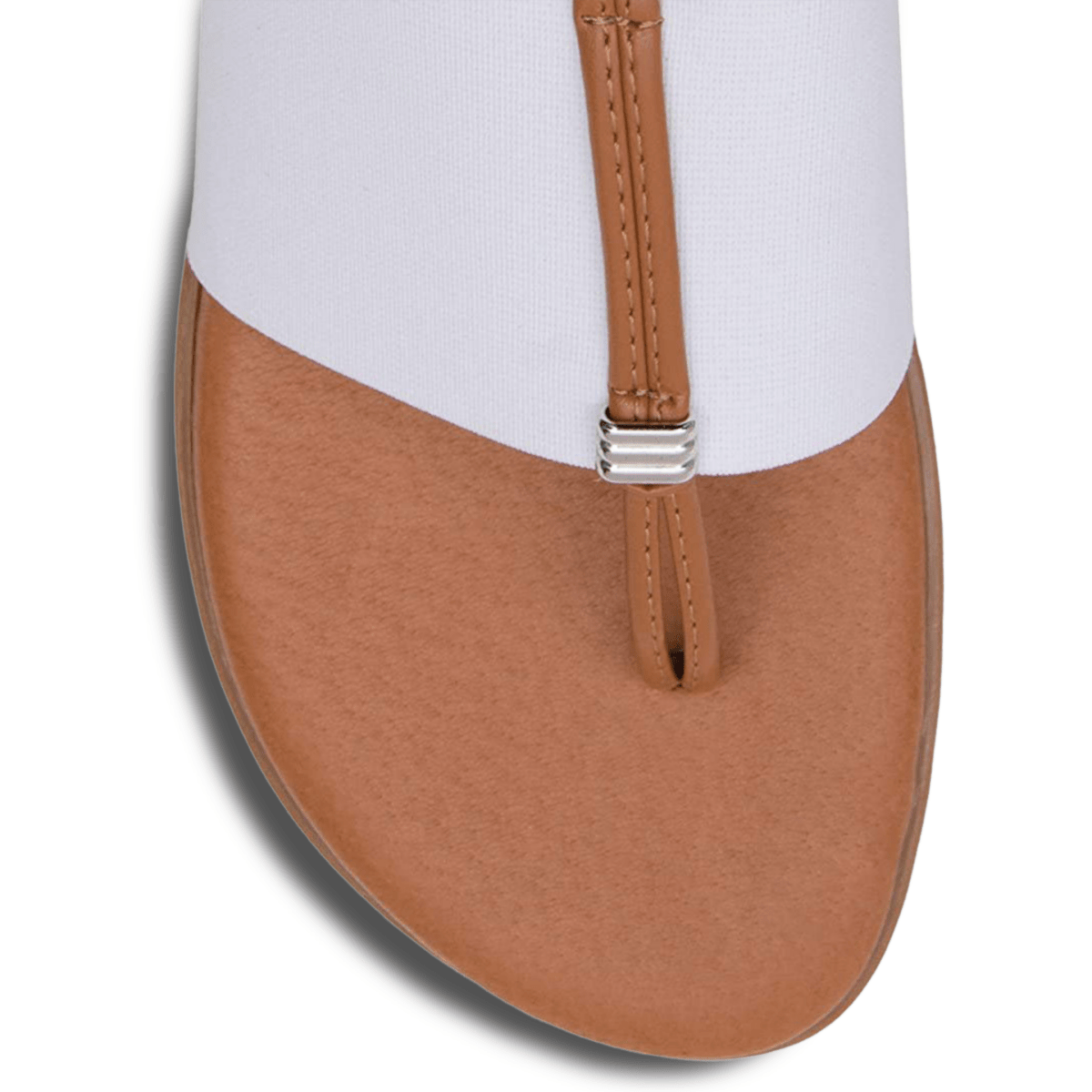Andre Assous Nice Featherweights ™ Elastic Sandal (White) - 3004114 - Tip Top Shoes of New York