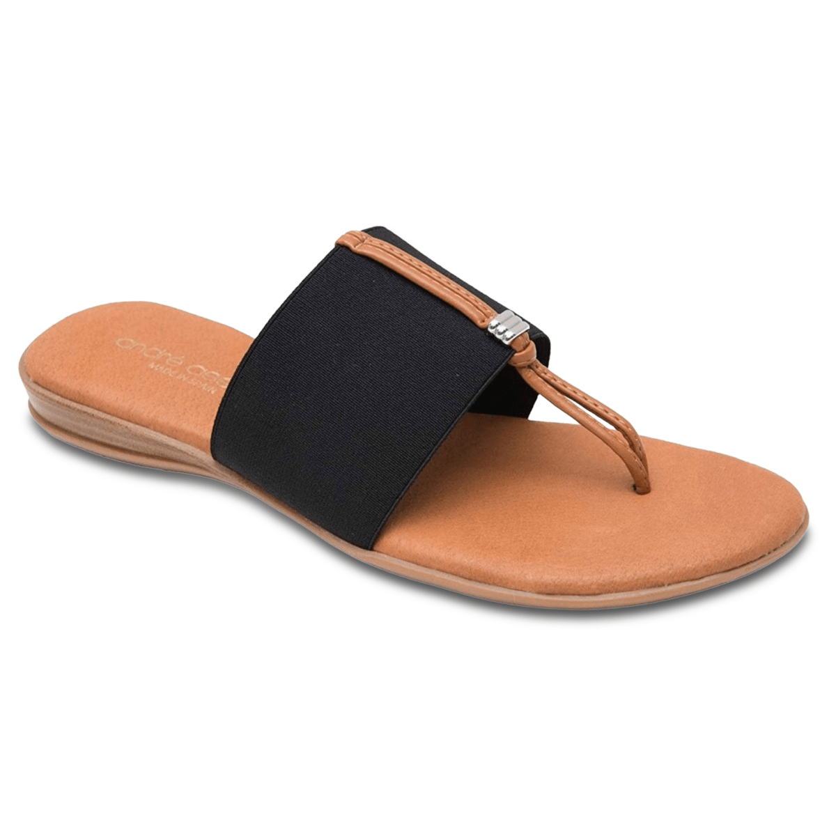 Andre Assous Nice Featherweights ™ Slide Sandals (Black) - 5007133 - Tip Top Shoes of New York