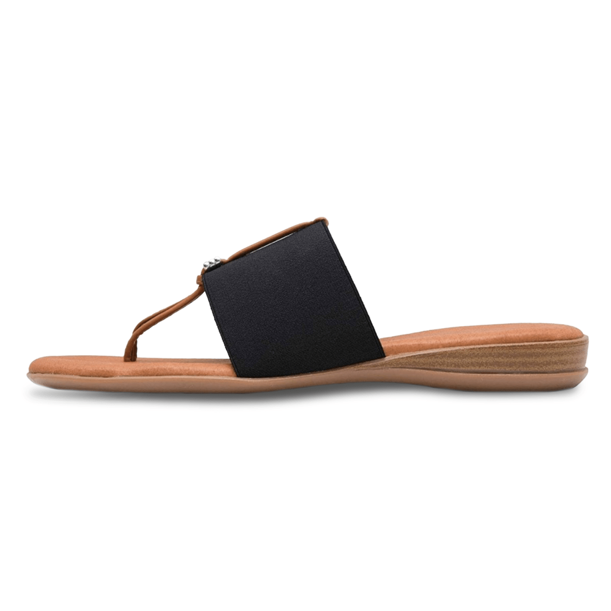Andre Assous Nice Featherweights ™ Slide Sandals (Black) - 5007133 - Tip Top Shoes of New York