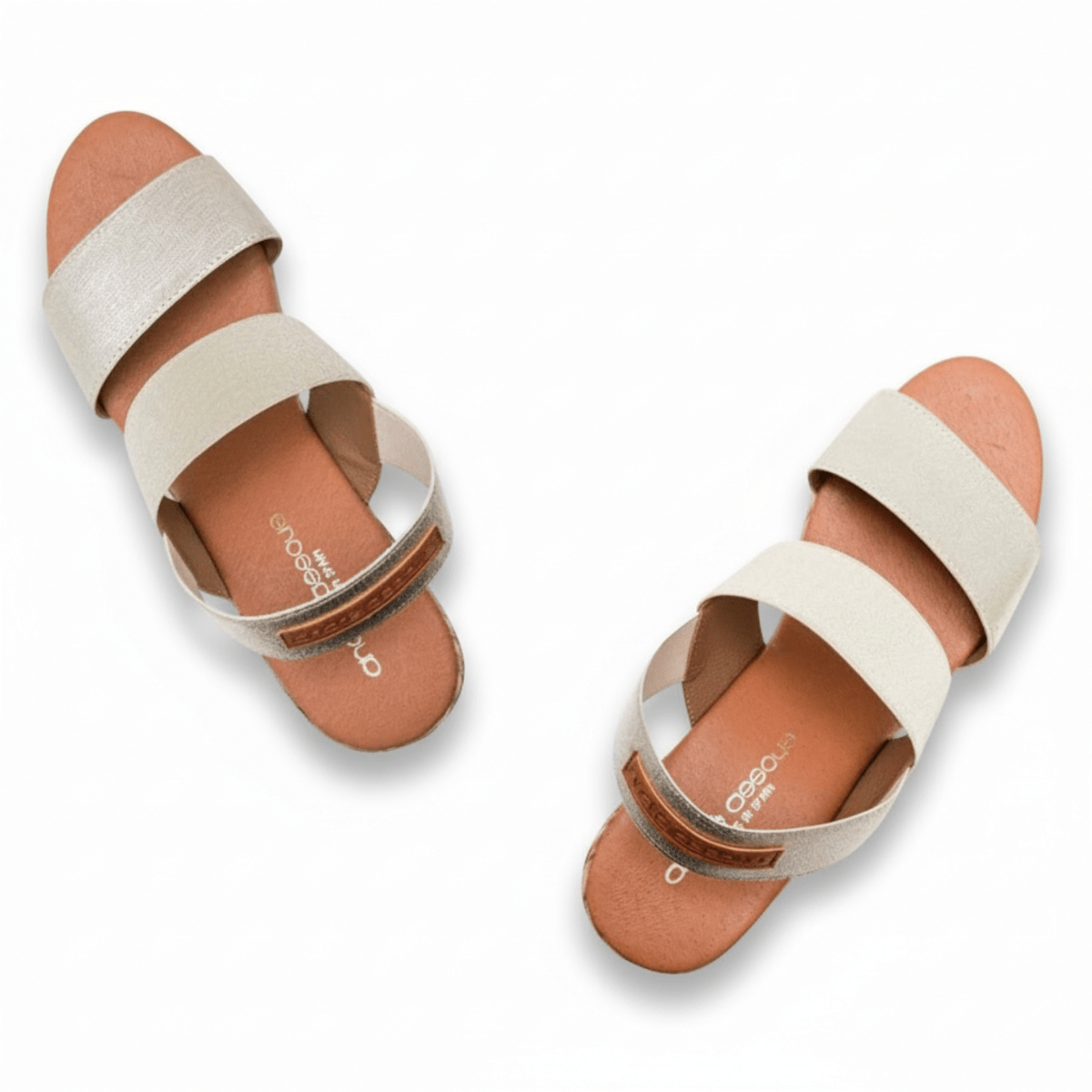 Andre Assous Women's Allison Platino Elastic - 9006354 - Tip Top Shoes of New York