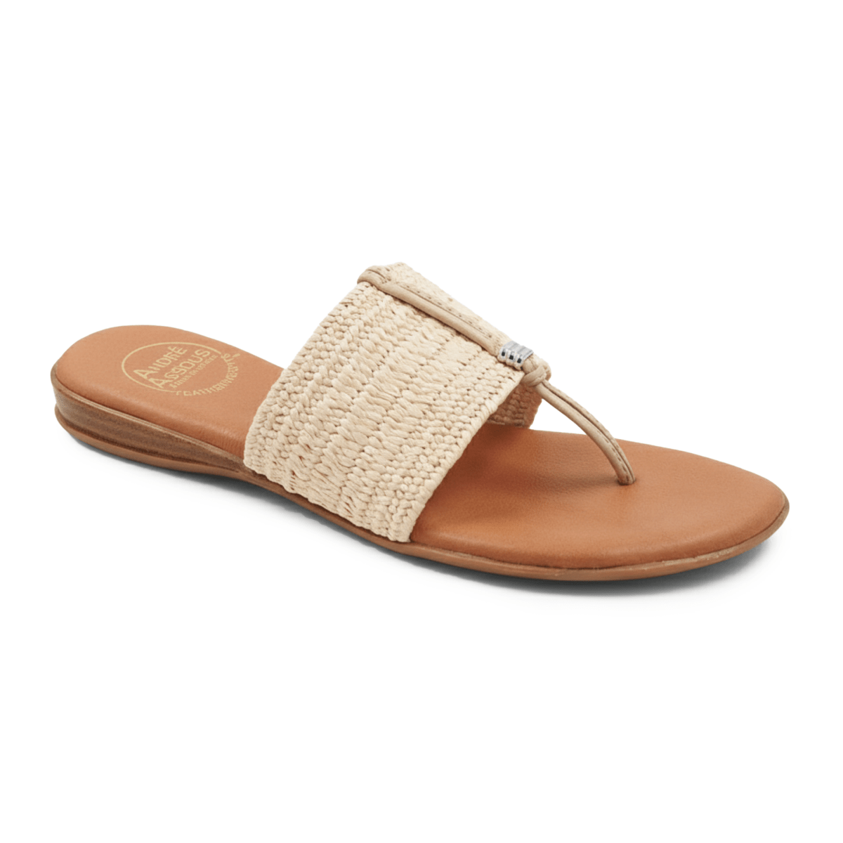 Andre Assous Women's Nice Stretch Raffia Natural - 9030473 - Tip Top Shoes of New York