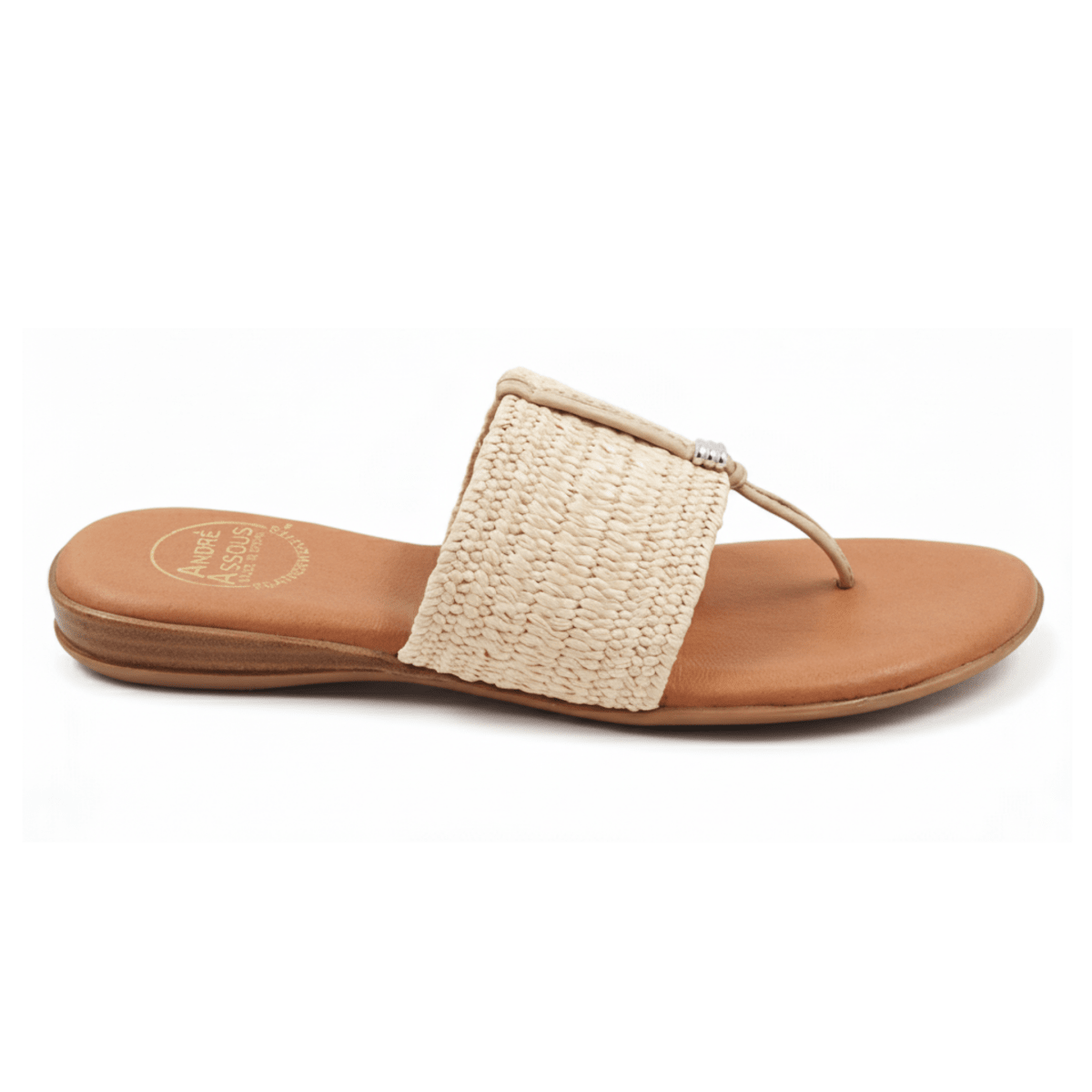 Andre Assous Women's Nice Stretch Raffia Natural - 9030473 - Tip Top Shoes of New York