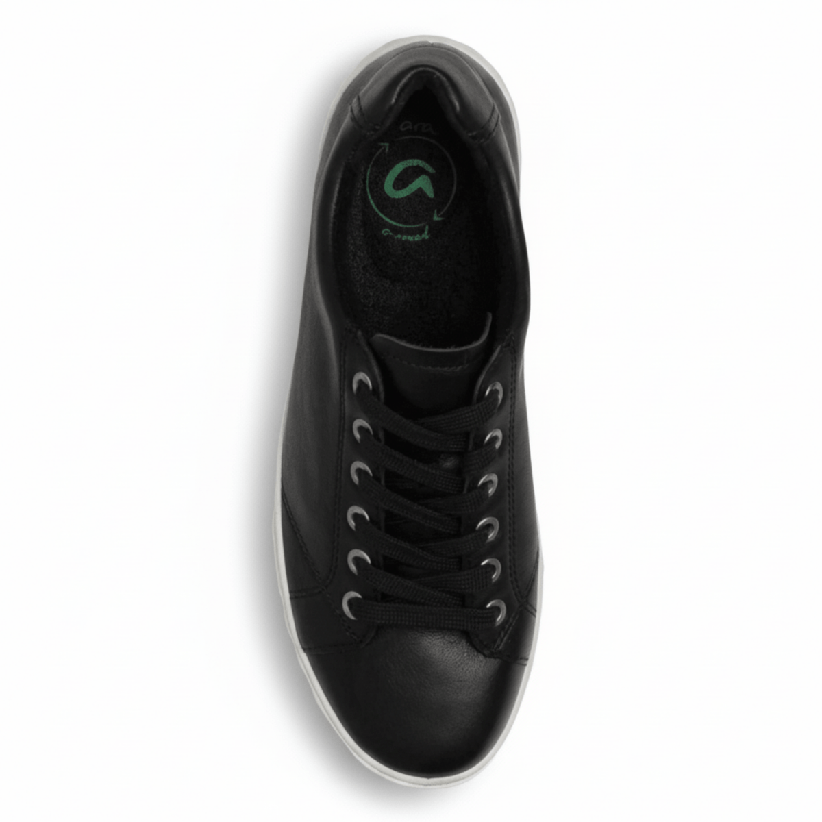 Ara Women's Alexandria Black Leather/White Sole - 3015249 - Tip Top Shoes of New York