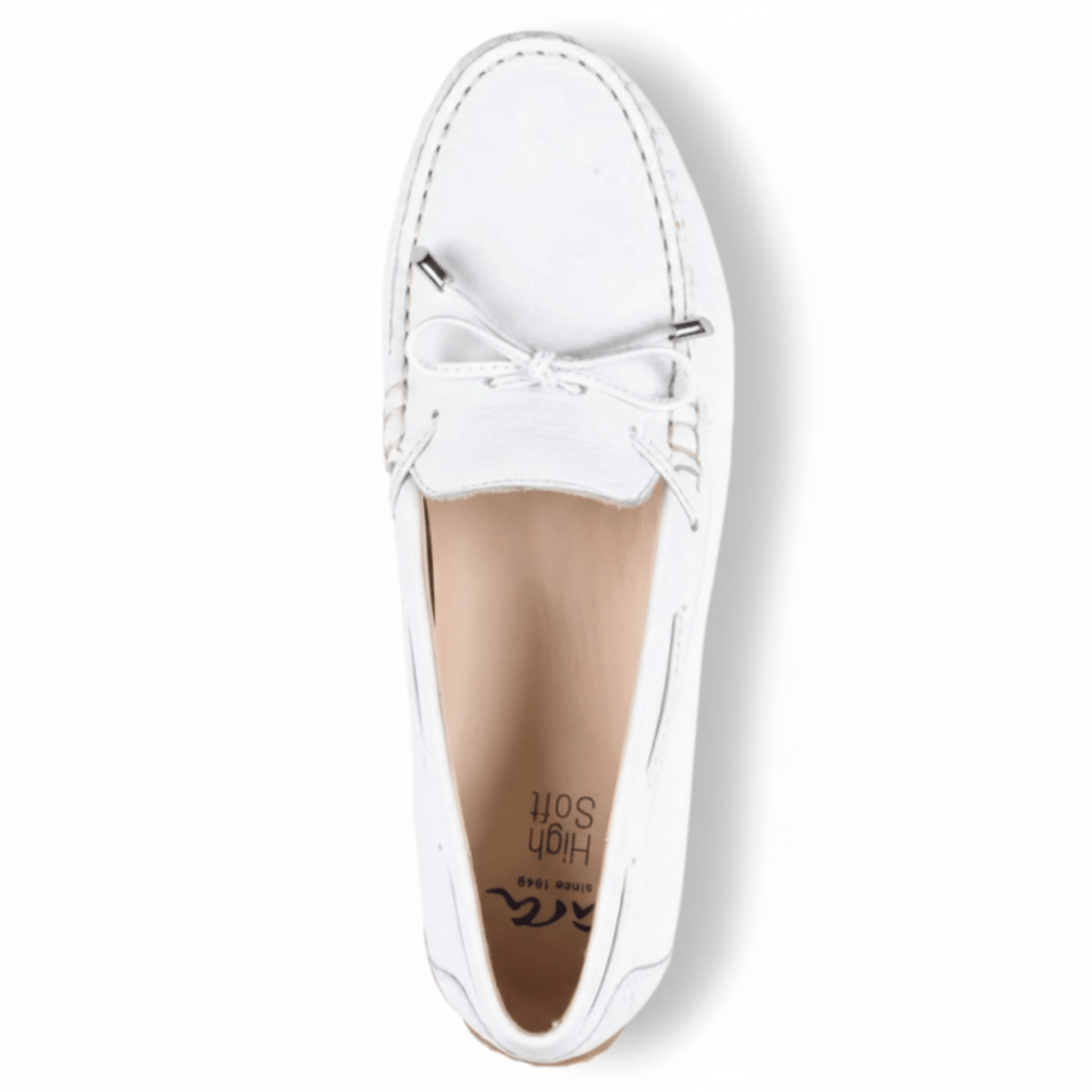 Ara Women's Amarillo Driving Moccasin White Calf Leather - 3015370 - Tip Top Shoes of New York