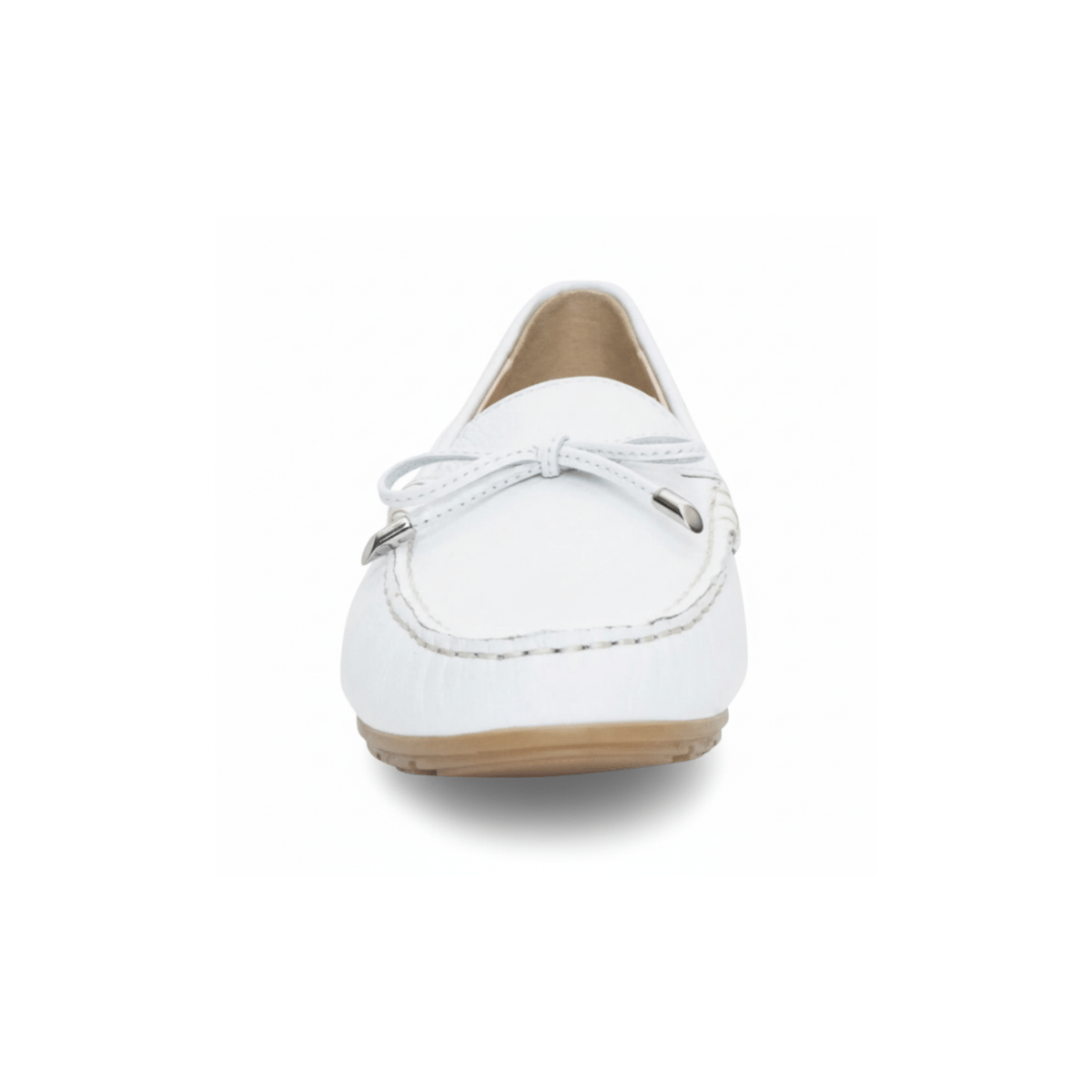 Ara Women's Amarillo Driving Moccasin White Calf Leather - 3015370 - Tip Top Shoes of New York