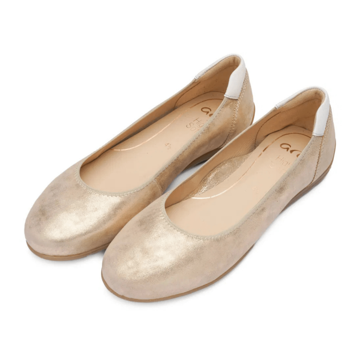 Ara Women's Balsam Shell Metallic/White Leather - 9029759 - Tip Top Shoes of New York