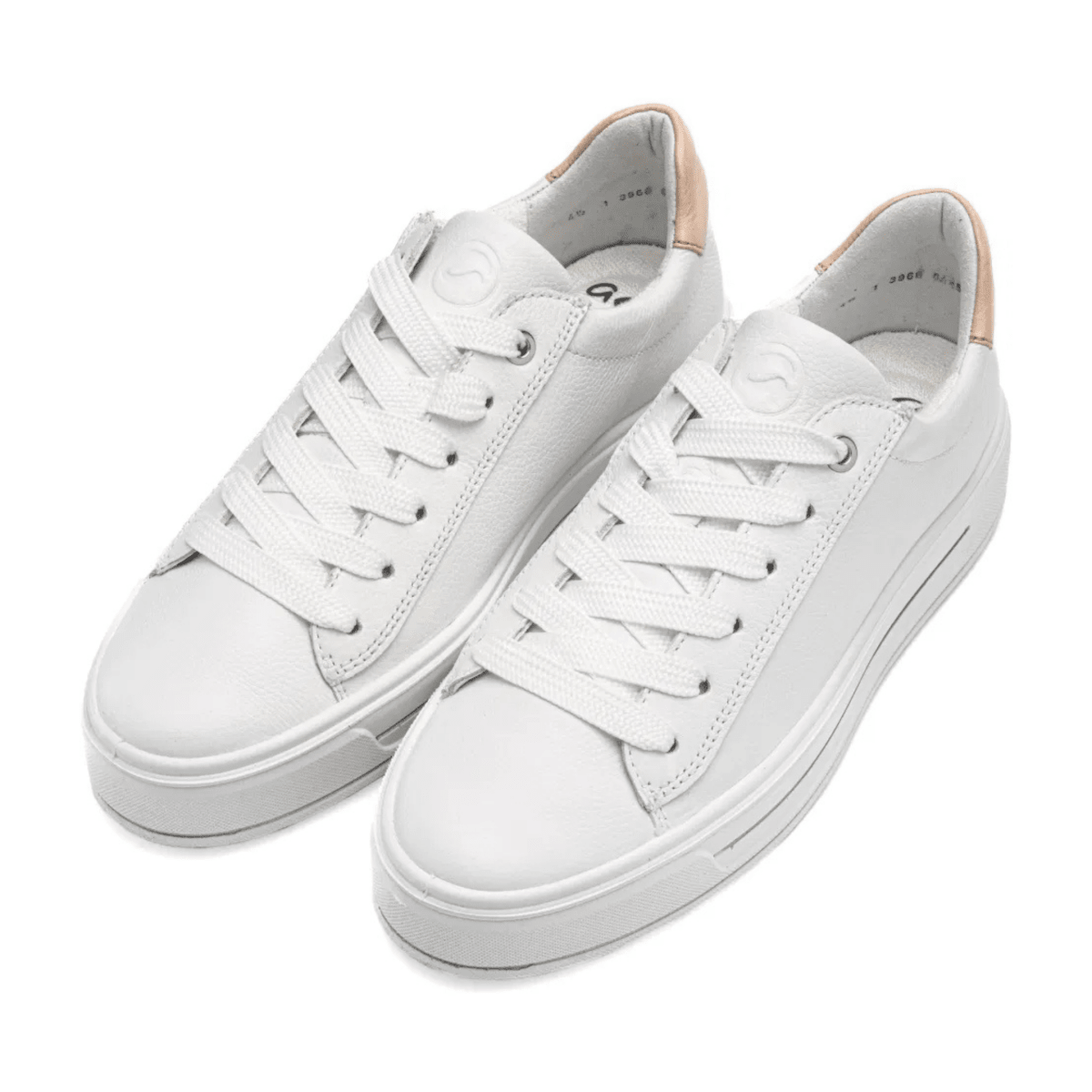 Ara Women's Carol White/Sand Calf Leather - 9033640 - Tip Top Shoes of New York